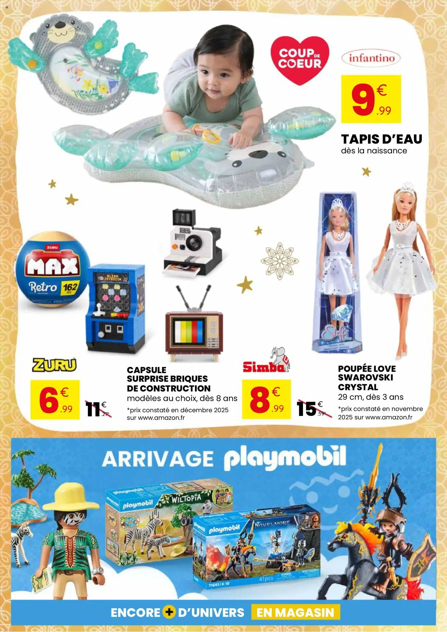 {H1} | Page: 13 | Produits: Poupée, Playmobil, Briques, Tapis