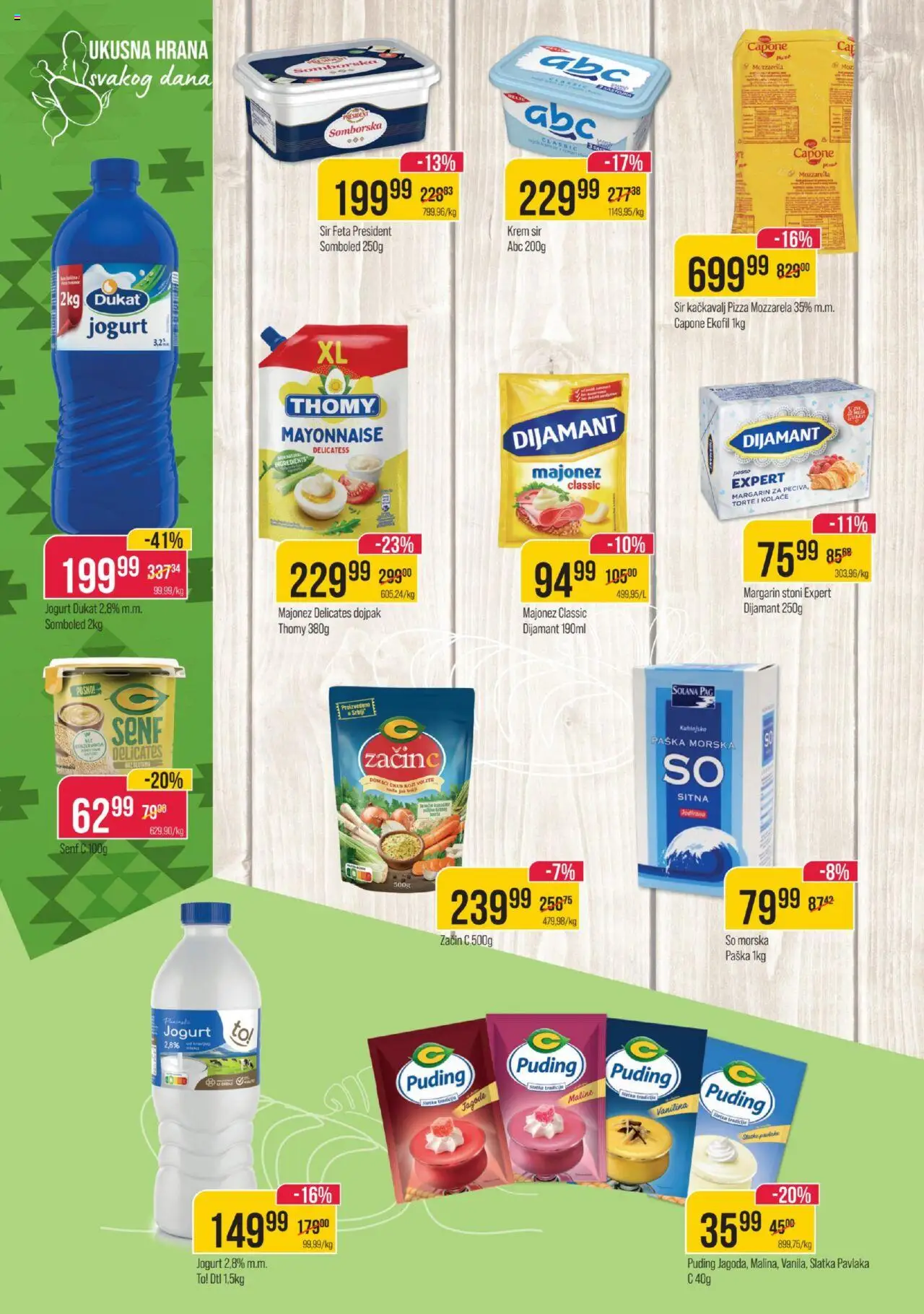 Metalac Proleter katalog - važi od 08.10.2025 | Strana: 4 | Proizvode: Jagode, So, Margarin, Mozzarella
