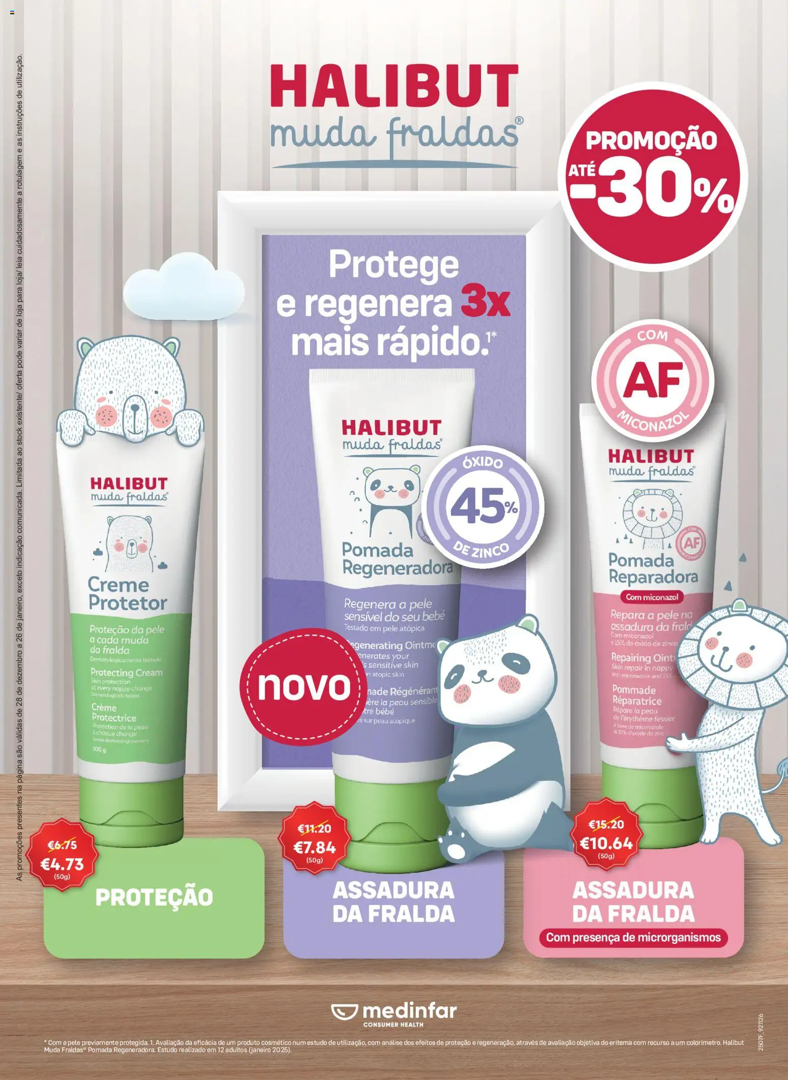 Auchan folheto │ válido de 01.01.2026 | Página: 19 | Produtos: Fraldas, Pomada, Base, Creme