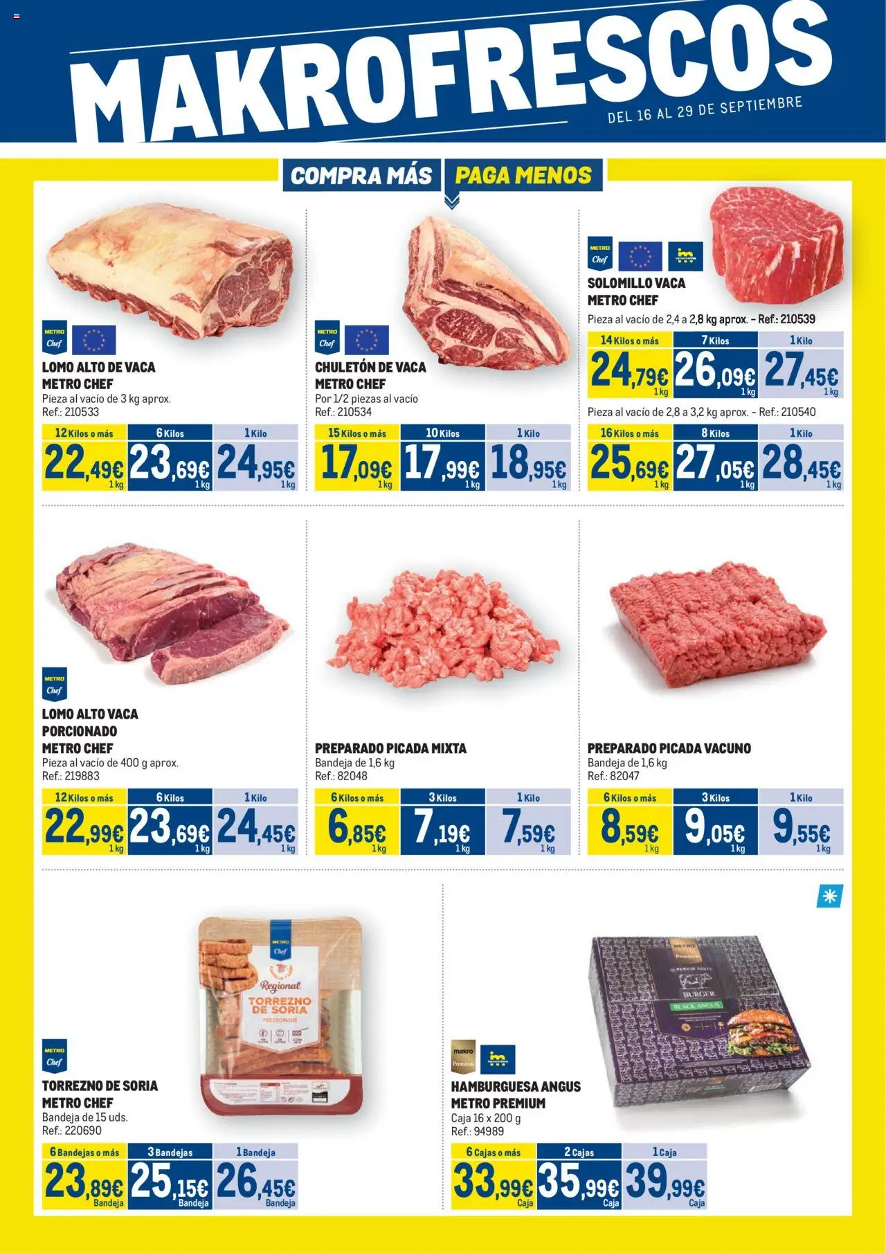 Makro - Fresco Cataluña │ válido desde el 16.09.2025 | Página: 2 | Productos: Σοκολατούχο γάλα, Bandeja, Caja