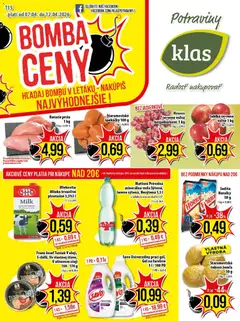 Klas leták platný od 07.04.2026