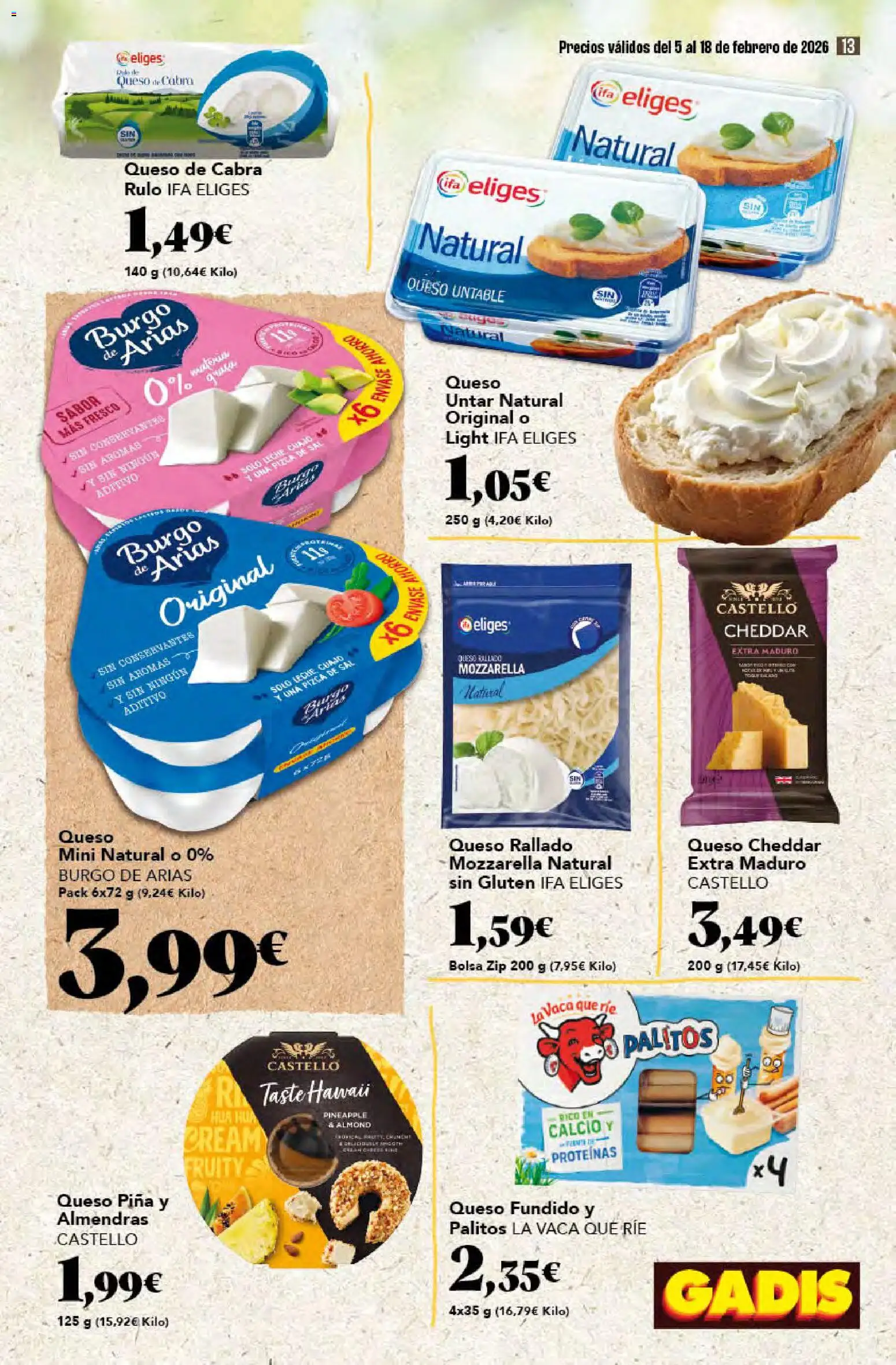 Gadis - folleto │ válido desde el 05.02.2026 | Página: 13