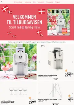 Eksempel på tilbudsavis Imerco - Digital tilbud fra butik Imerco gyldig fra 15.08.2025