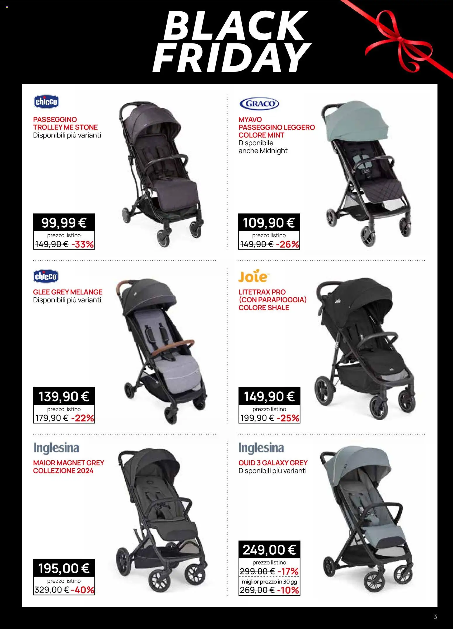 Volantino Prenatal del 13.11.2025 | Pagina: 3 | Prodotti: Passeggino, Trolley
