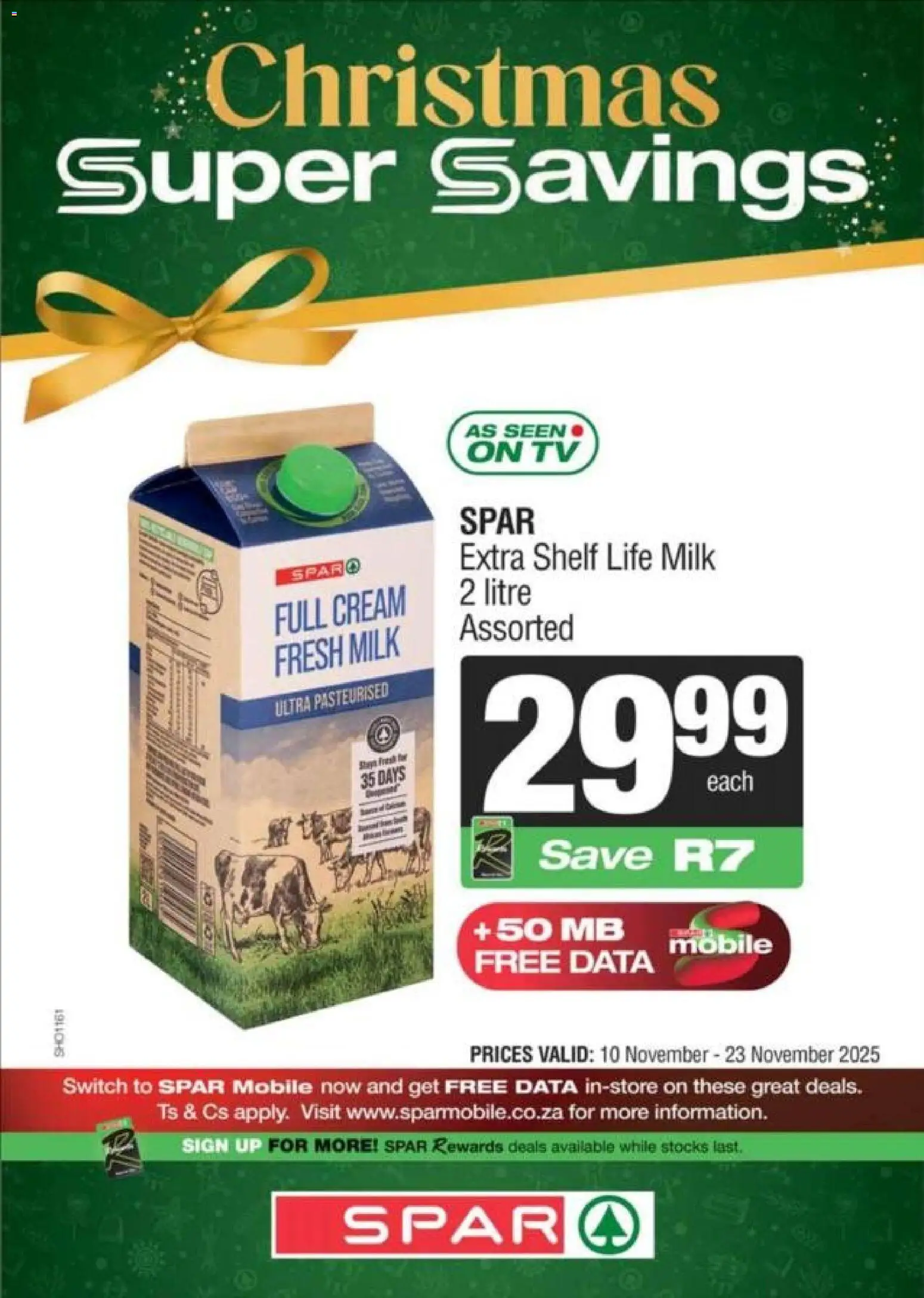 New Superspar catalogue – valid from 10.11.2025 | Page: 2 | Products: Data, Shelf, Switch, Cream