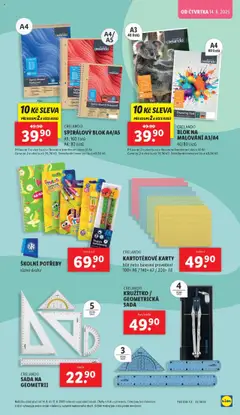 KARTOTÉKOVÉ KARTY, bílé nebo barevné provedení 100x A6 / 140x A7 / 200× A8 od 04.08.2025 | Strana: 17 | Produkty: Blok, Kružítko, Karty, Školní potřeby