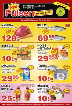 Nya Pulsen - erbjudanden - Förhandsvisning av reklamblad från butik Nya Pulsen aktuell från 25.08.2025
