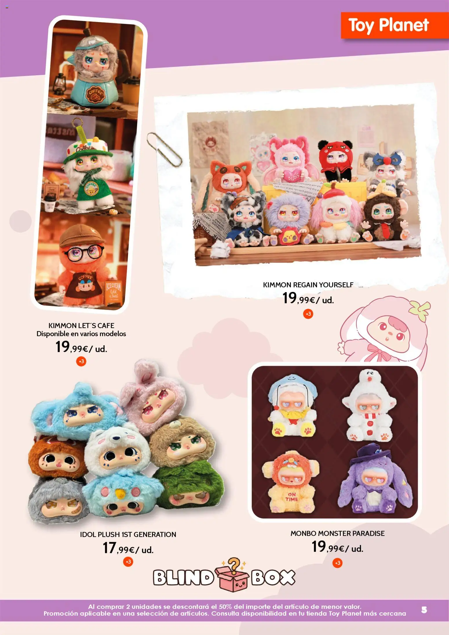 Toy Planet catálogo Blind Box │ válido desde el 09.04.2026 | Página: 5 | Productos: Café