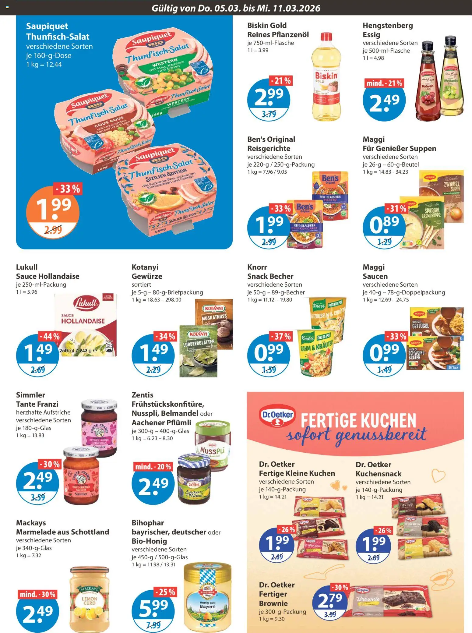 V-Markt - Hallertau / Oberpfalz – gültig ab 05.03.2026 | Seite: 7 | Produkte: Thunfisch, Spargel, Pasta, Erbsen