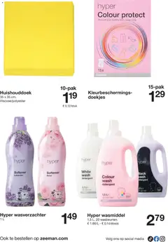 Zeeman folder - Voorbeeld van een folder van Zeeman, geldig van 28.02.2026 | Pagina: 38 | Producten: Wasmiddel, Wasverzachter, Ostyalap