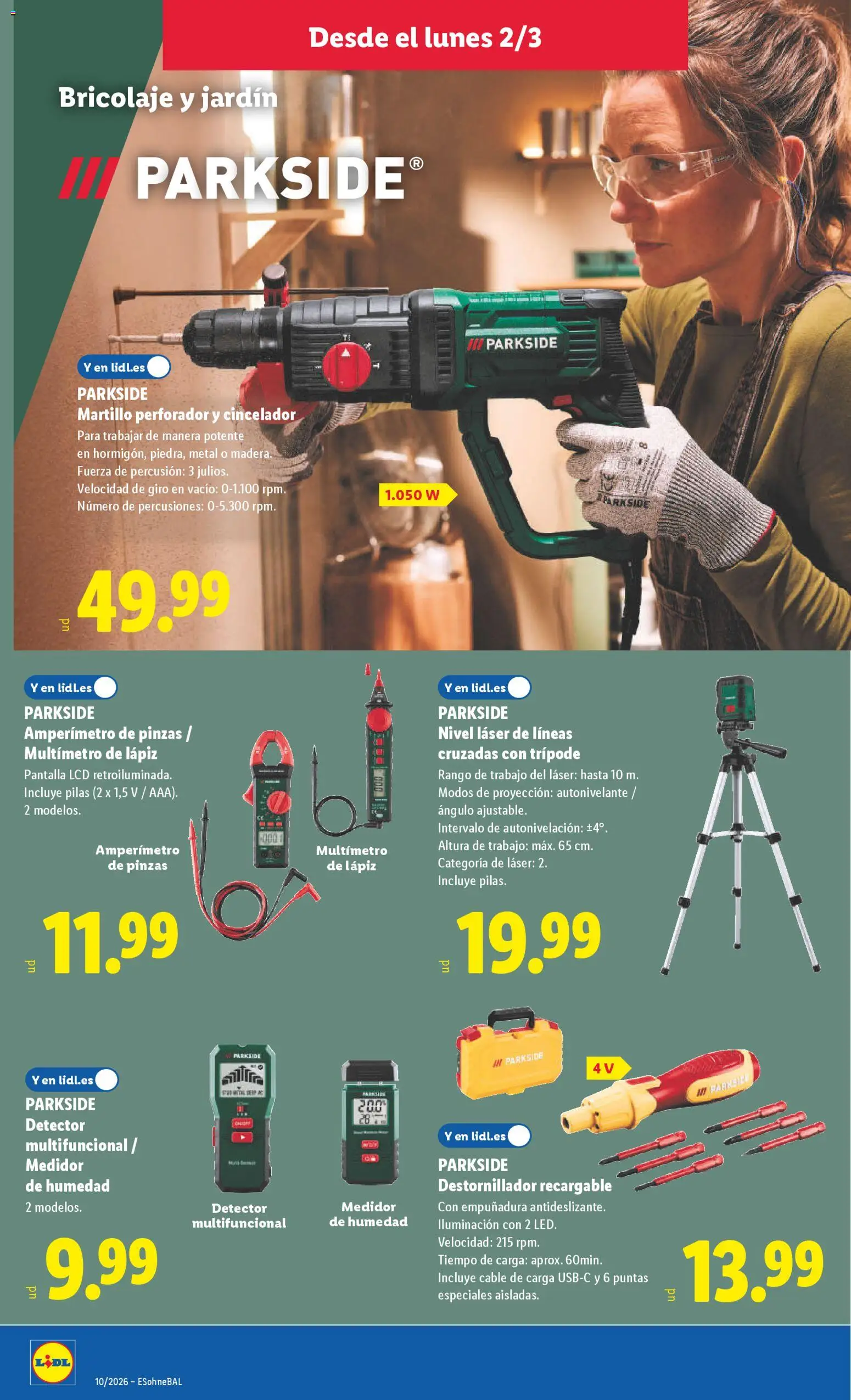 Lidl folleto de bazar │ válido desde el 02.03.2026 | Página: 4 | Productos: Cable, Galette de chaise