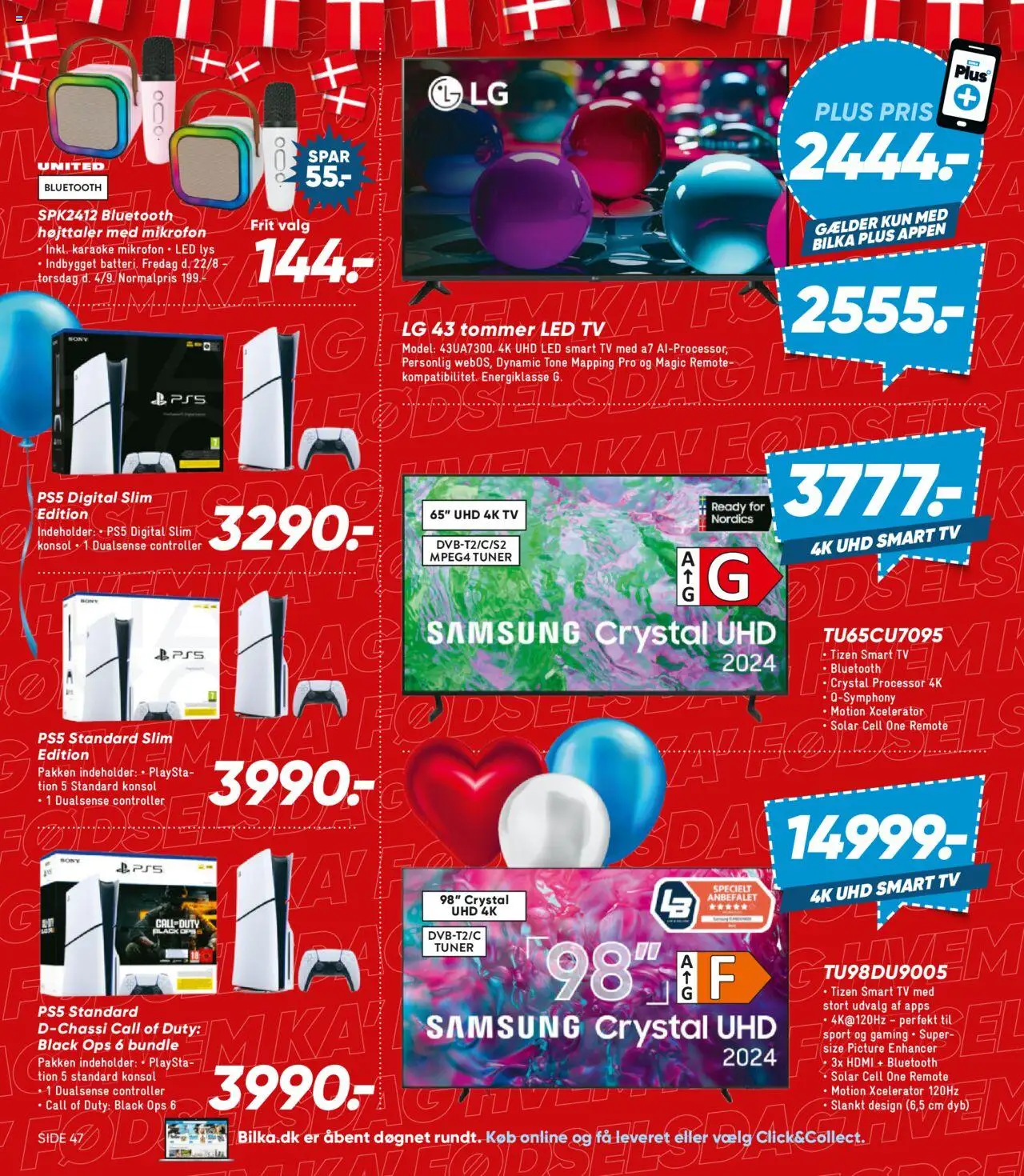 Bilka Tilbudsavis gyldig fra 22.08.2025 | Side: 13 | Produkter: Processor, Smart TV, TV, Højttaler
