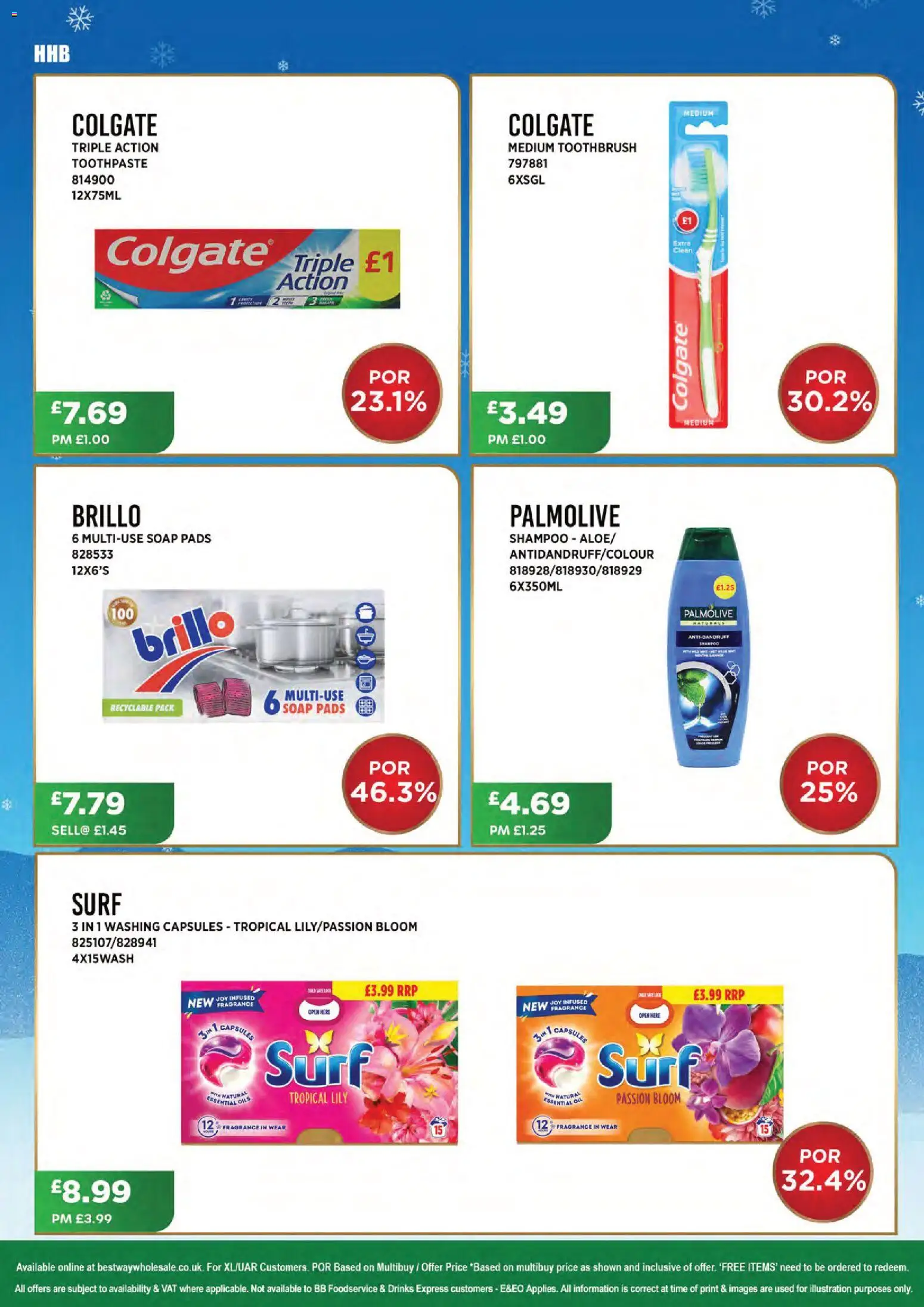 {H1} | Page: 33 | Products: Fragrance, Colgate, Shampoo, Toothpaste