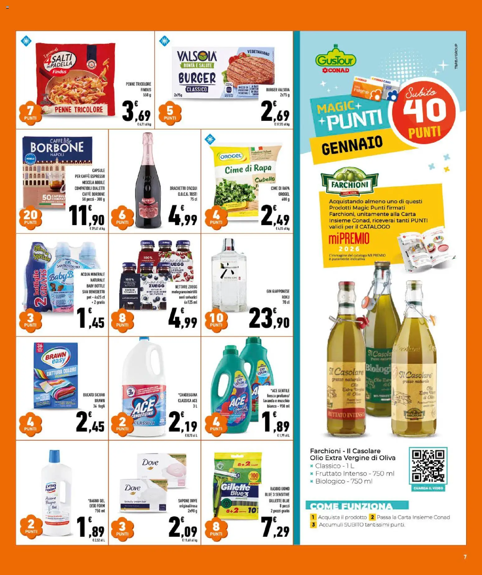 Volantino Conad del 21.01.2026 | Pagina: 7 | Prodotti: Olio extra vergine, Padella, Lavanda, Acqua minerale