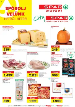 Spar Market Akciós újság - amely érvényes a következő dátumtól: 16.10.2025