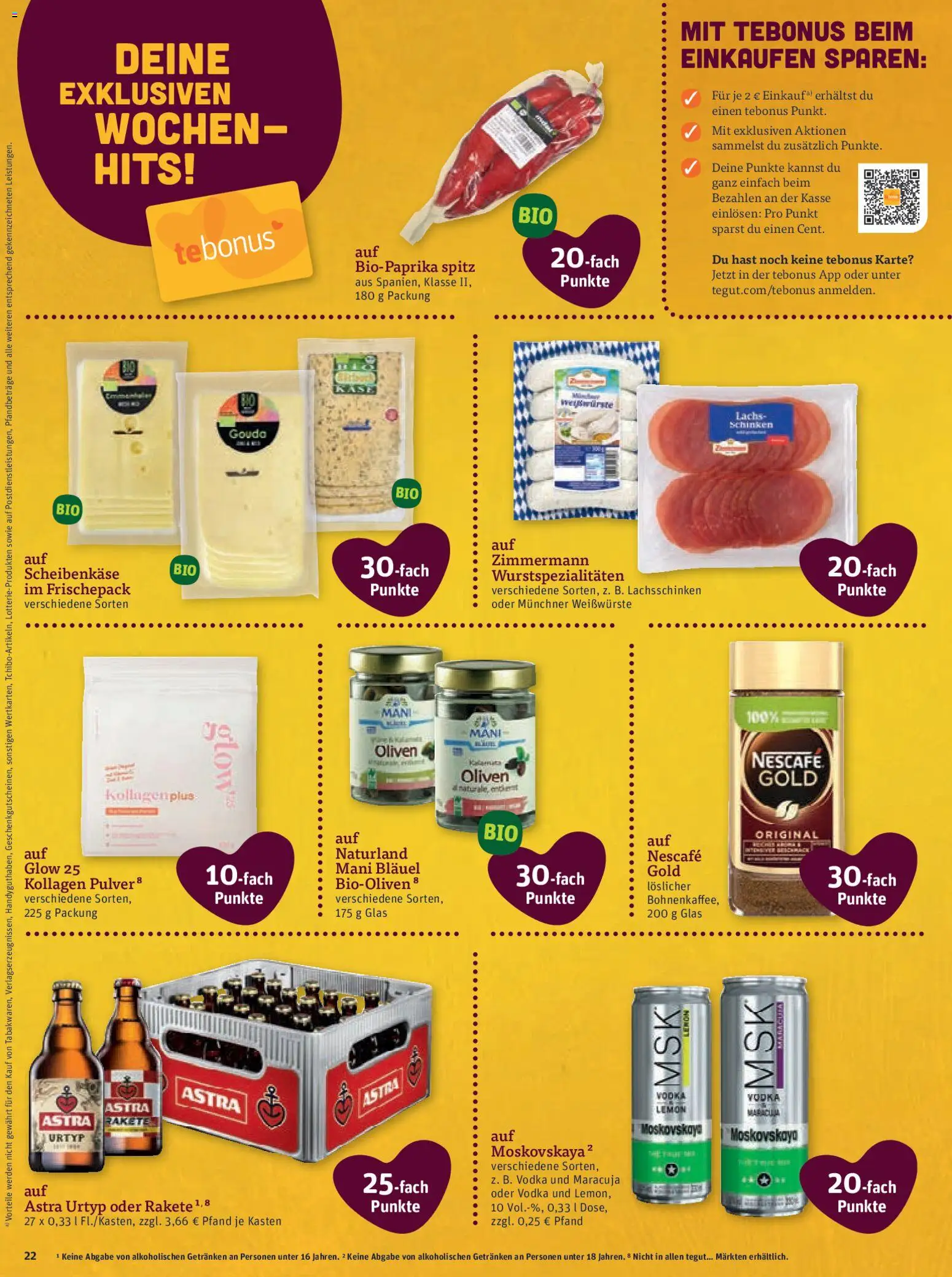 Tegut Prospekt 	 – gültig ab 02.03.2026 | Seite: 24 | Produkte: Astra rakete, Nescafe, Gouda, Vodka