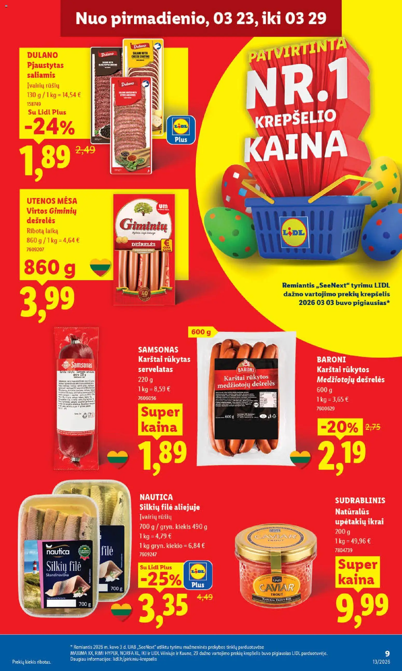 LIDL akcijos nuo 23.03.2026 | Puslapis: 9
