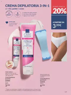 Volantino Avon del 01.09.2025 | Pagina: 177 | Prodotti: Crema, Crema depilatoria, Body, Spatola