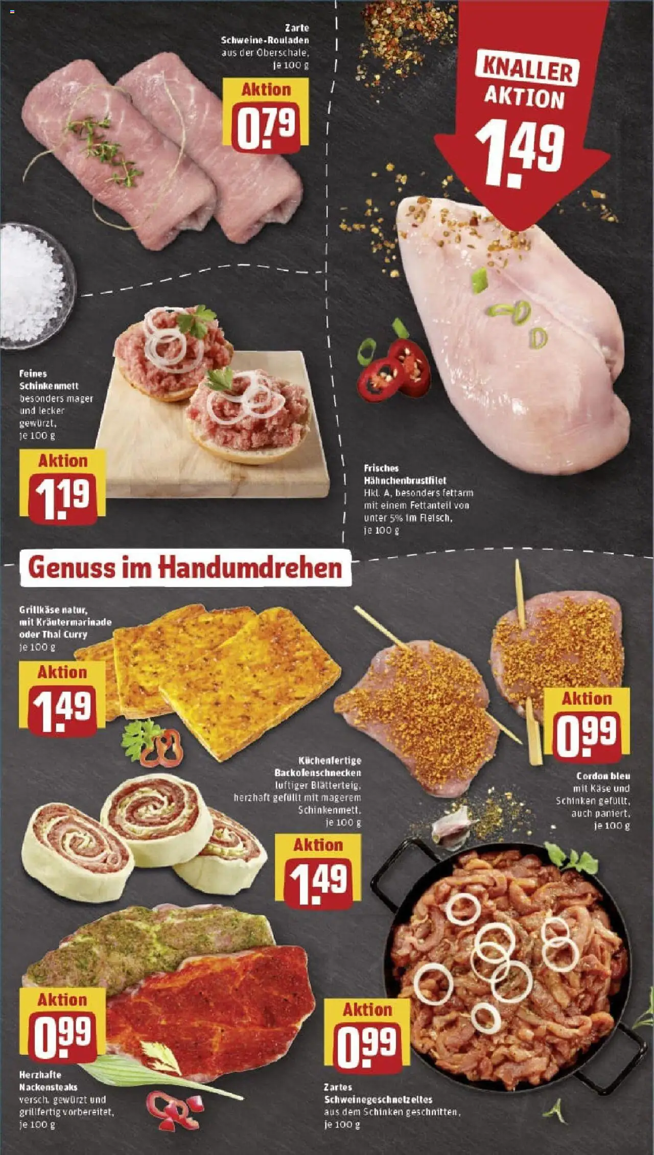 Rewe prospekt Soest	 - gültig ab dem 20.07.2025 | Seite: 7 | Produkte: Nackensteaks, Käse, Schinken, Fleisch