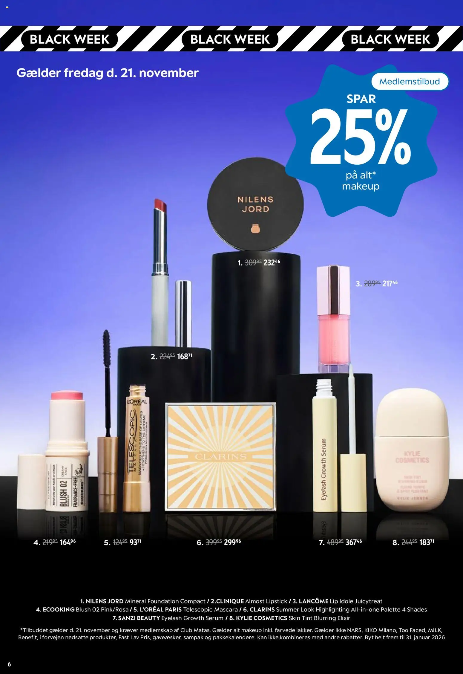 Matas tilbudsavis – gyldig fra 19.11.2025 | Side: 6 | Produkter: Makeup, Blush, Mascara