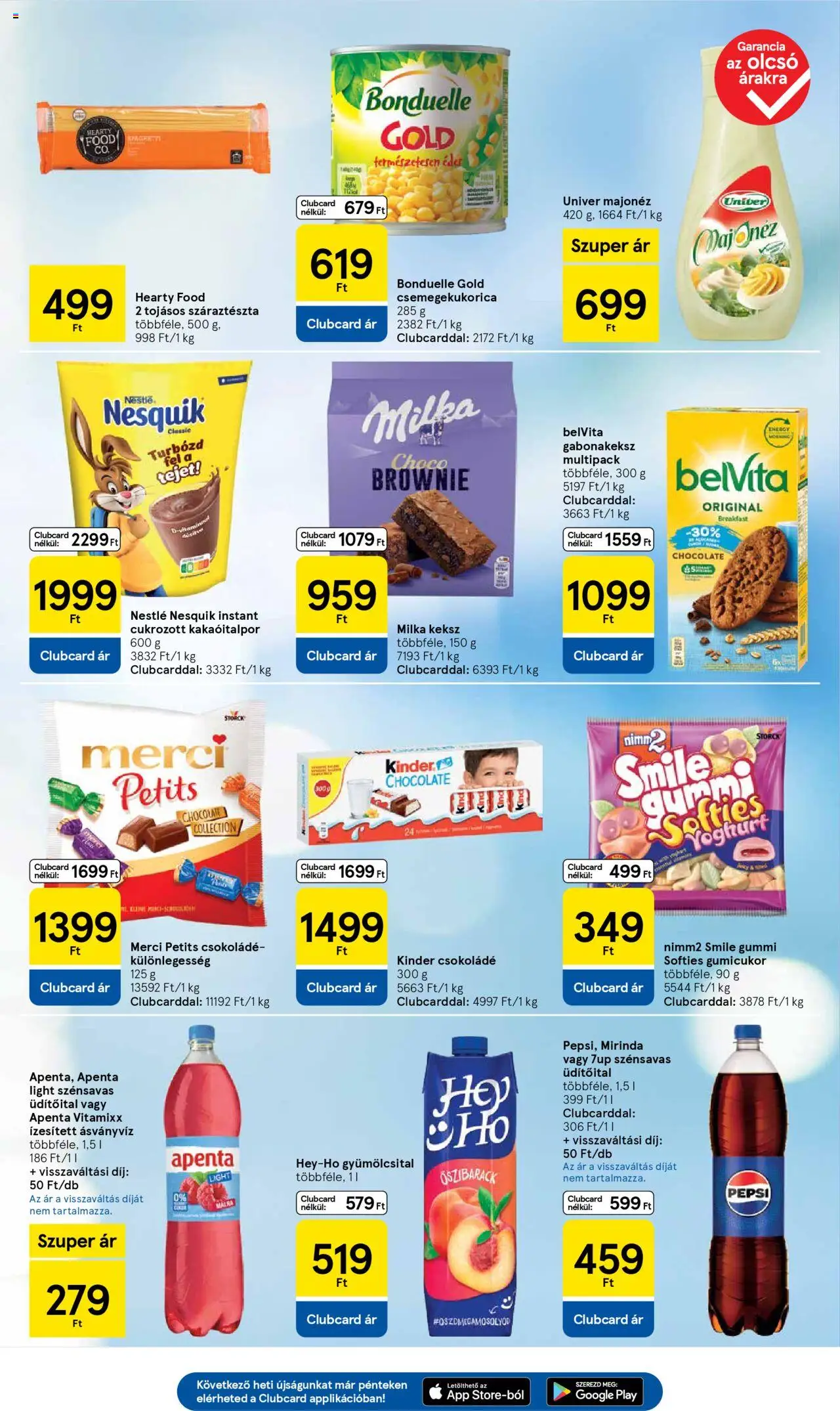 Tesco akciós ujság - amely érvényes a következő dátumtól: 05.06.2025 | Oldal: 5 | Termékek: Csemegekukorica, Gumicukor, Csokoládé, Keksz