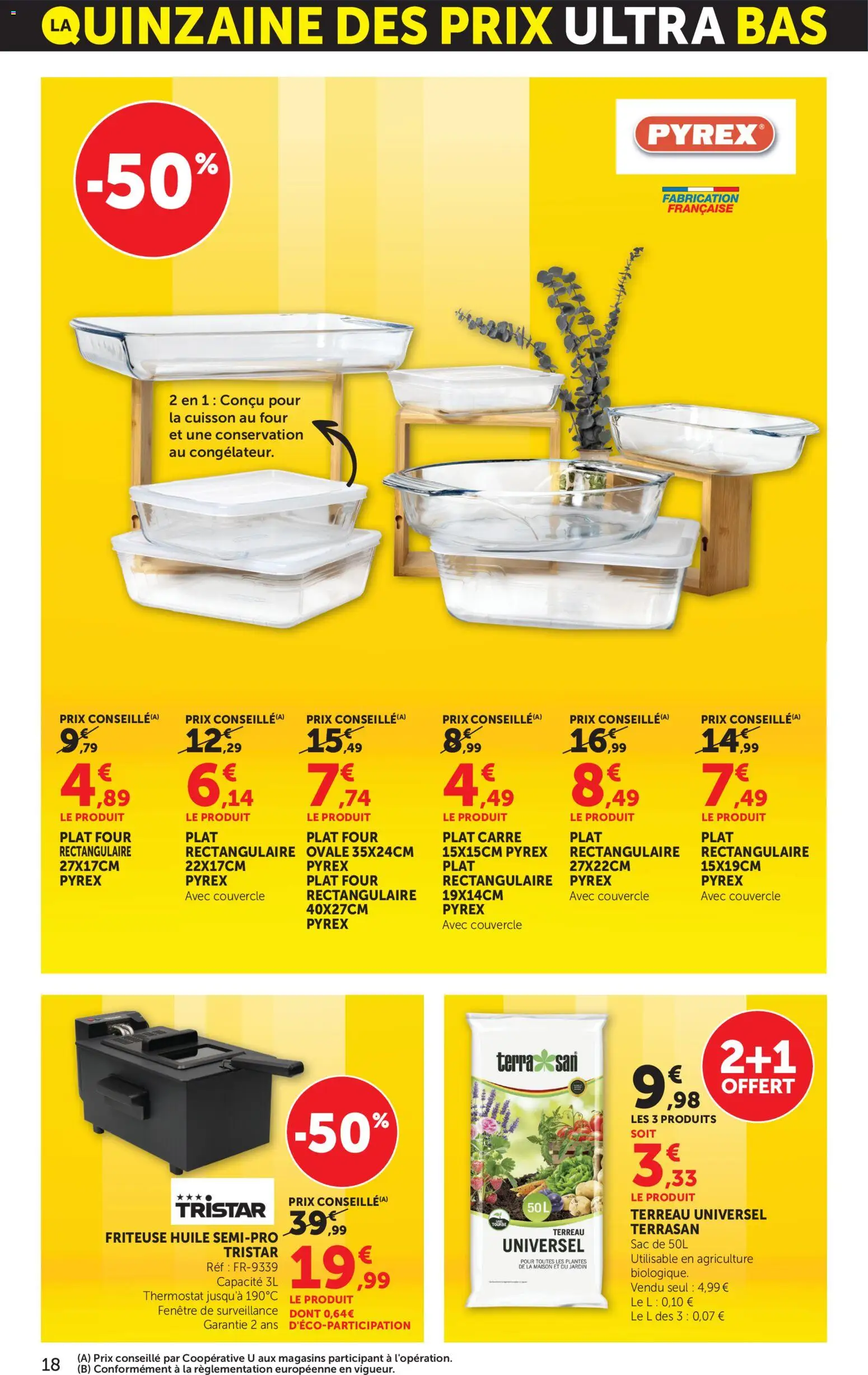 {H1} | Page: 18 | Produits: Four, Terreau Universel, Plantes, Terreau