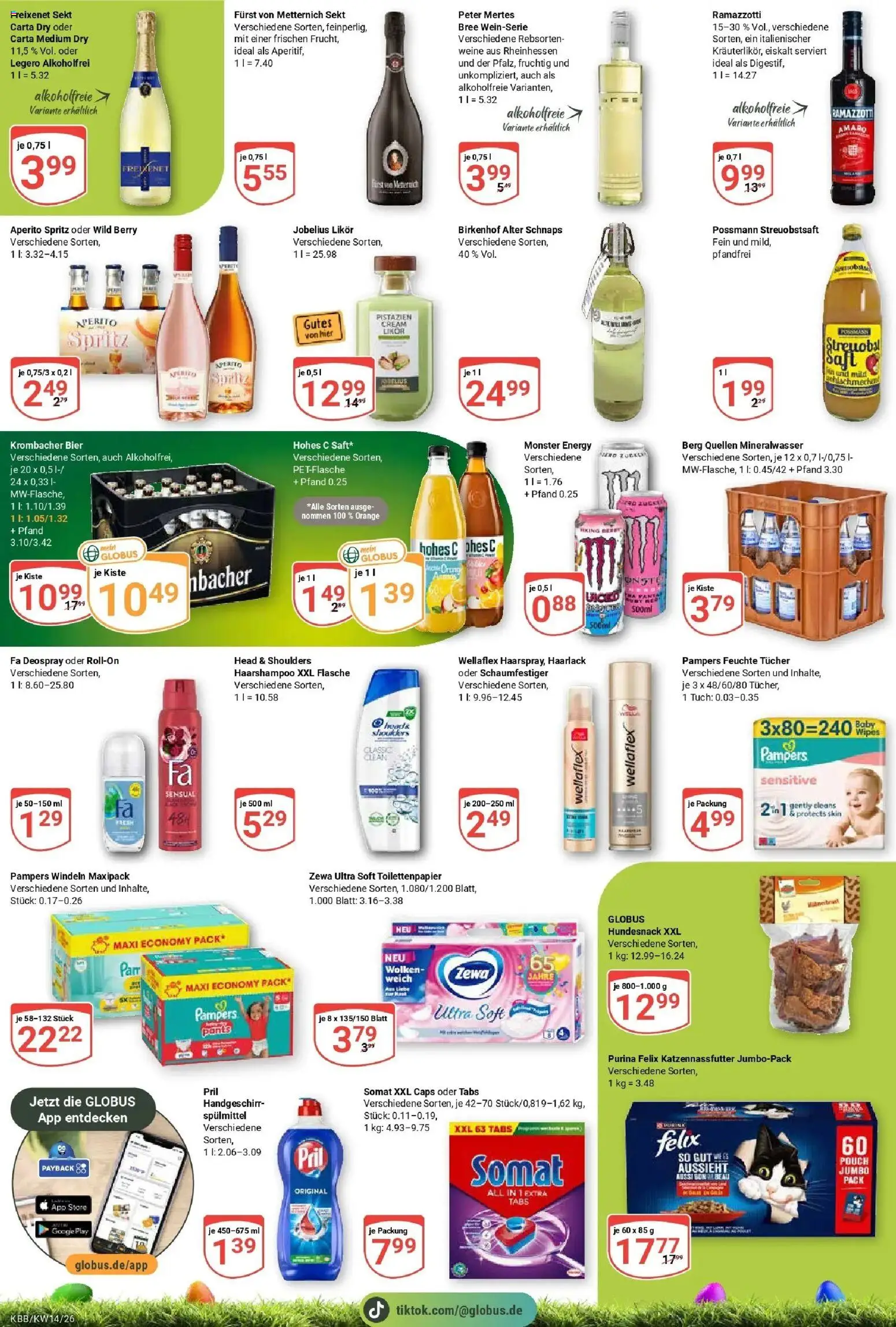 Globus prospekt Koblenz-Bubenheim	 – gültig ab 30.03.2026 | Seite: 11 | Produkte: Freixenet, Sekt, Hohes c, Ramazzotti