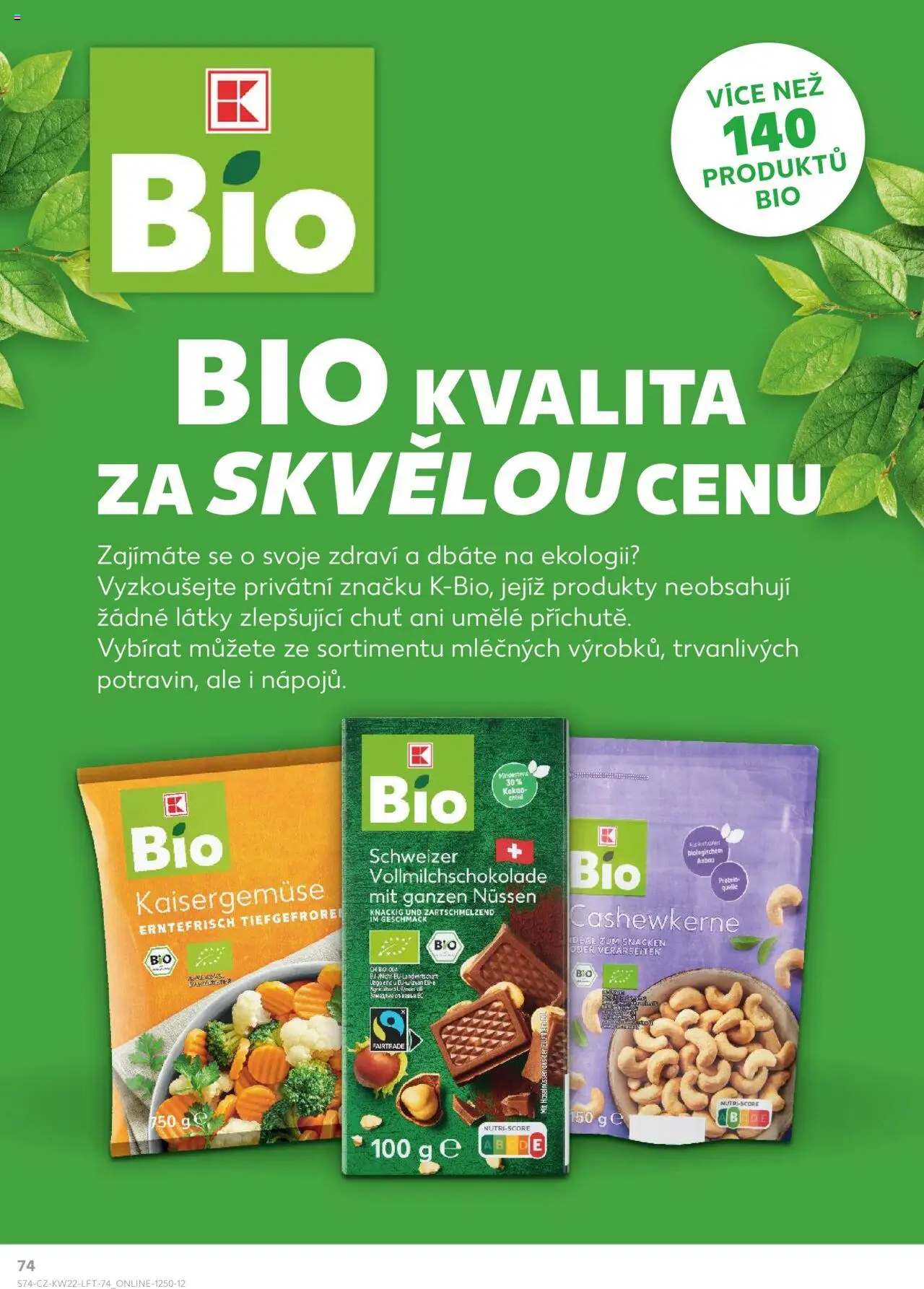Kaufland leták - Praha 4 od 28.05.2025 | Strana: 74 | Produkty: Kakao, Milk chocolate