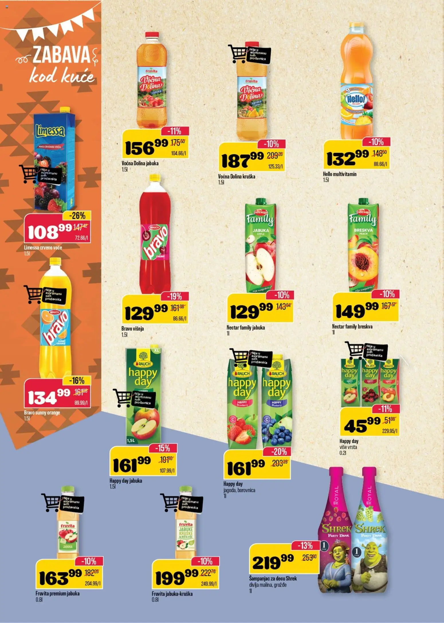 Senta Promet katalog - važi od 02.01.2026 | Strana: 13 | Proizvode: Borovnica, Kruške, Breskva, Jabuke