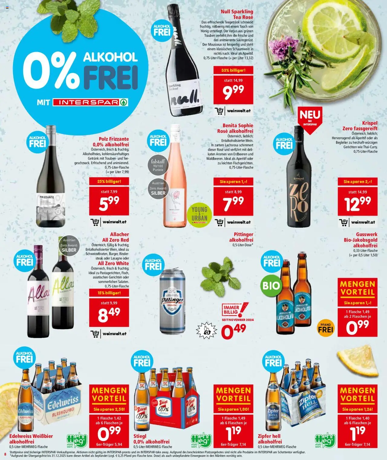 Interspar Flugblatt - Oberösterreich gültig ab 07.08.2025 | Seite: 8 | Produkte: Erdbeeren, Tee
