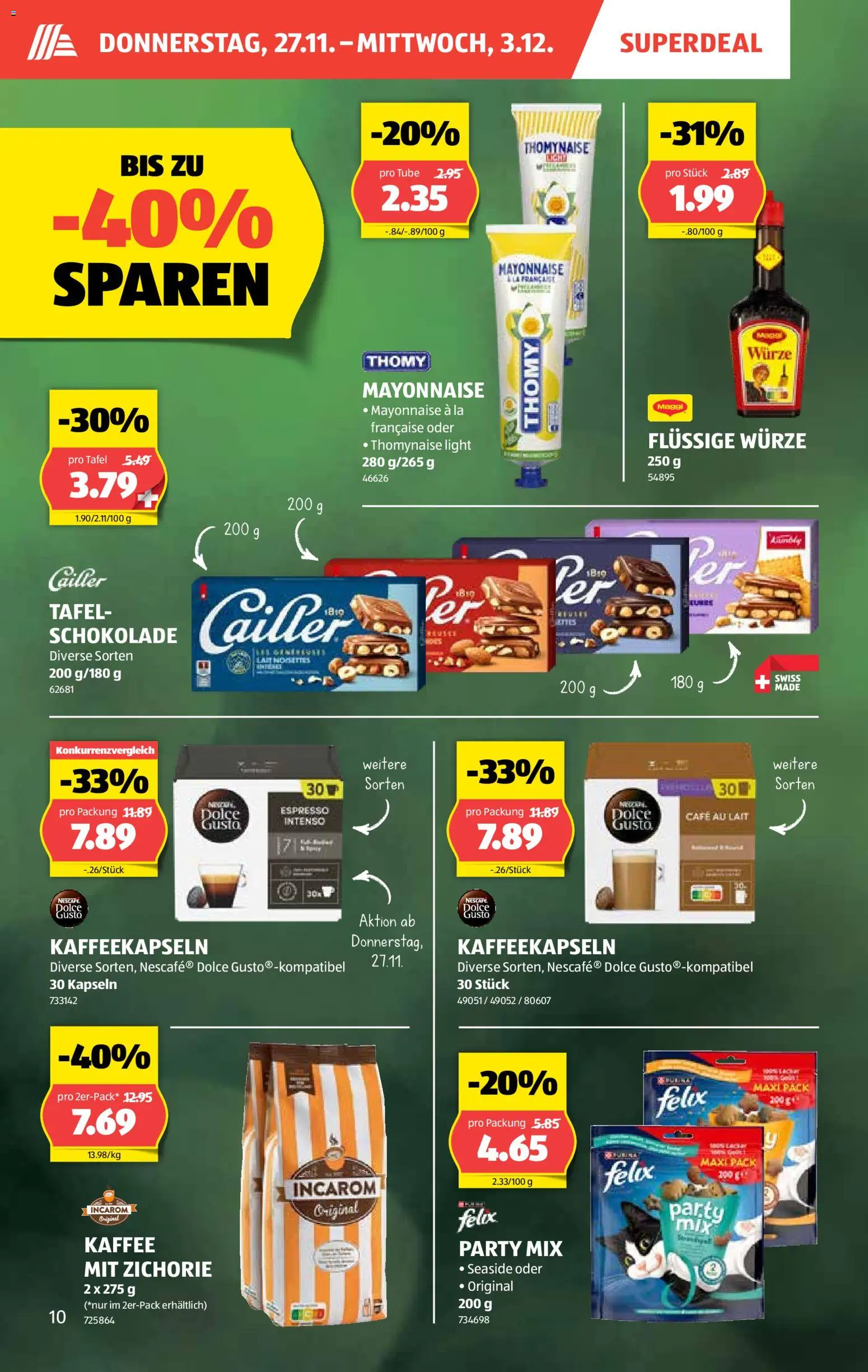 Aldi - Black Friday – gültig ab 27.11.2025 | Seite: 11 | Produkte: Kaffee, Schokolade, Mayonnaise
