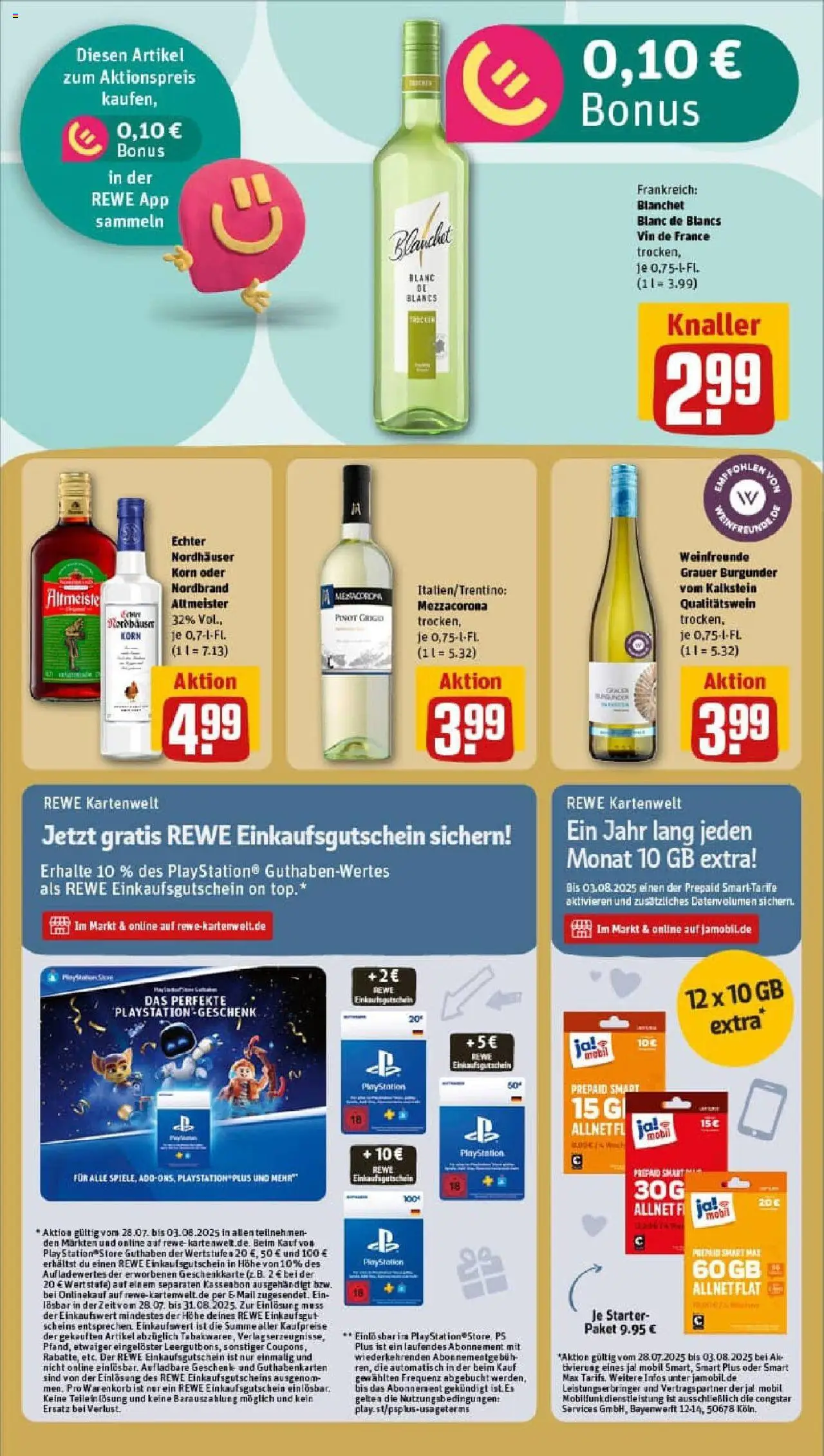 Rewe prospekt Großbreitenbach	 - gültig ab dem 27.07.2025 | Seite: 19 | Produkte: Top, Playstation
