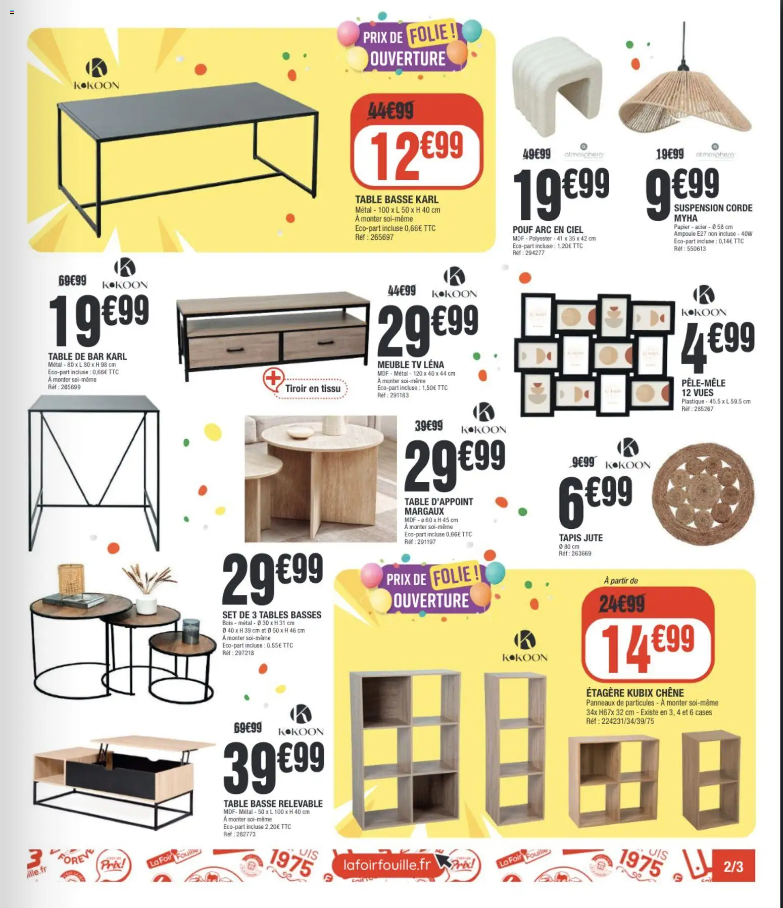 {H1} | Page: 3 | Produits: Meuble, Suspension, Table basse, Tapis