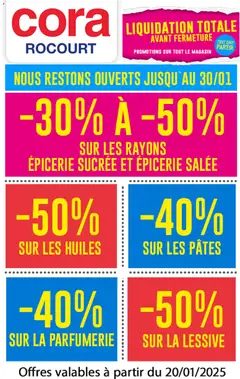 Cora Publicité Rocourt - Voorbeeld van een folder van Cora, geldig van 20.01.2026