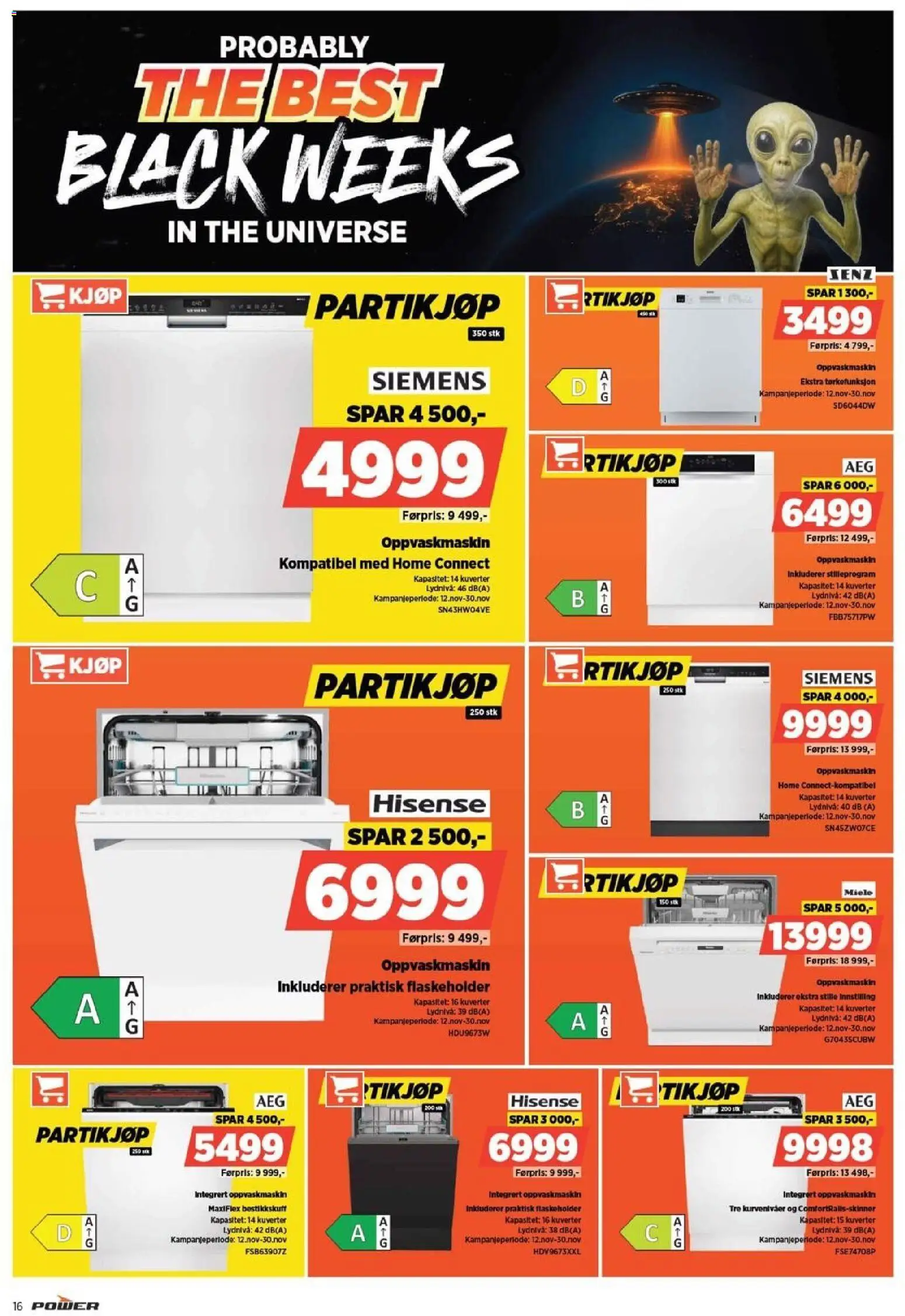 {H1} | Side: 16 | Produkter: Oppvaskmaskin