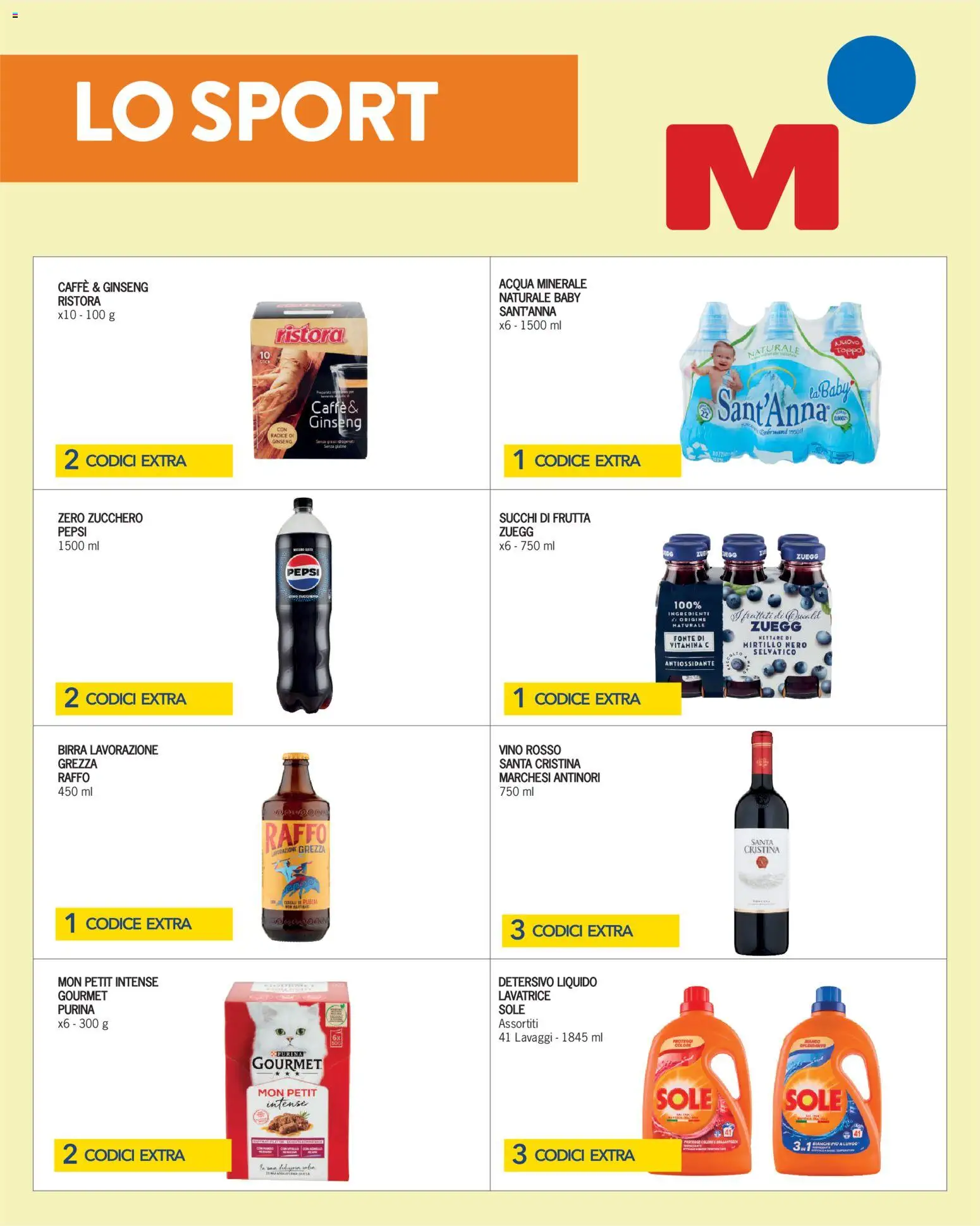 Volantino Migross del 23.03.2026 | Pagina: 3 | Prodotti: Acqua, Zucchero, Vino, Pepsi