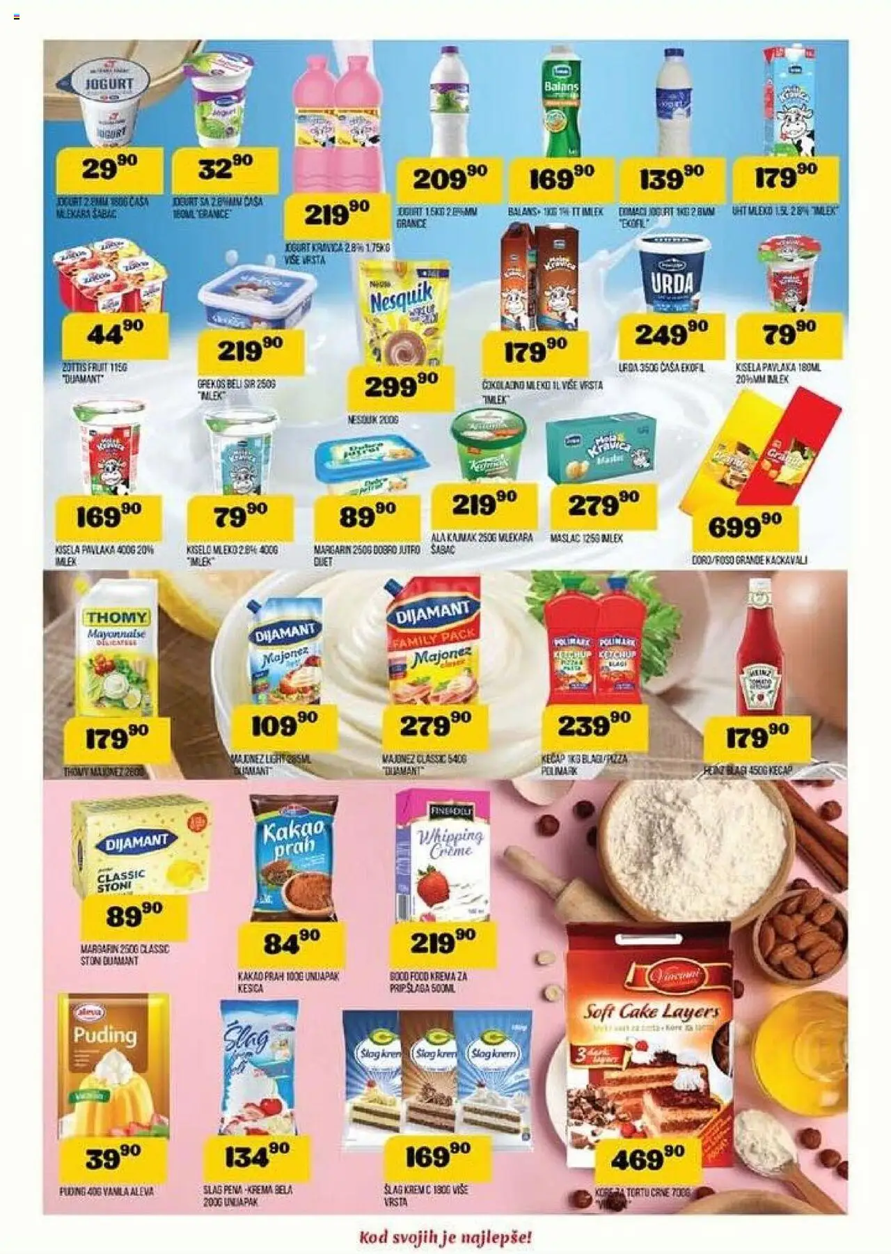 VP Dima katalog - važi od 14.08.2025 | Strana: 6 | Proizvode: Majonez, Kečap, Maslac, Jogurt