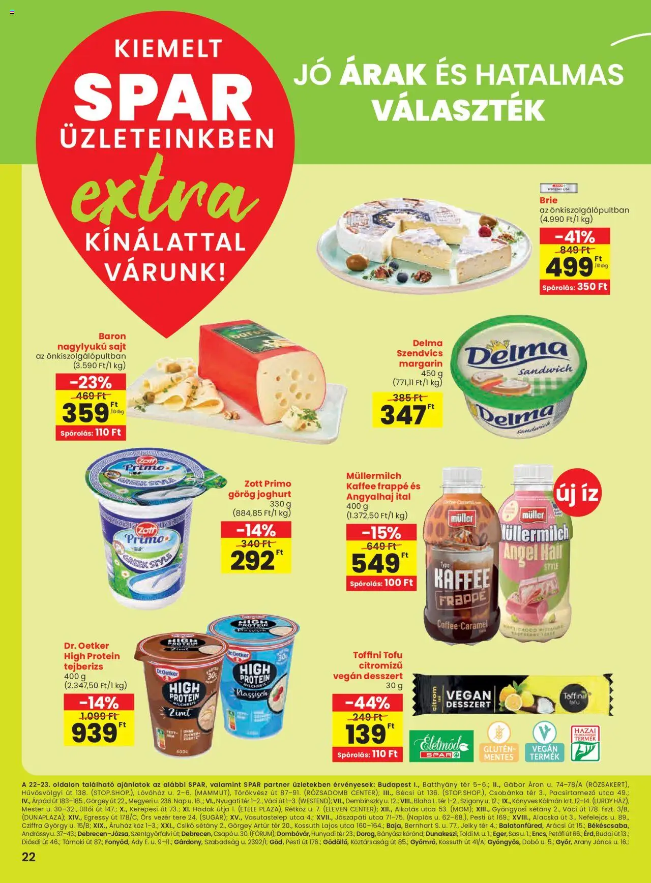 Spar akciós ujság - amely érvényes a következő dátumtól: 24.10.2025 | Oldal: 3 | Termékek: Tejberizs, Margarin, Görög joghurt, Joghurt