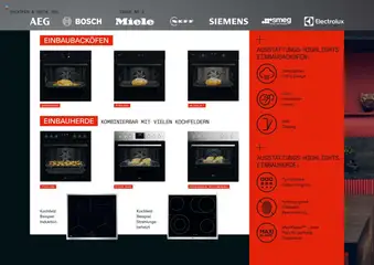 Höffner Alno ab 22.09.2025 gültig | Seite: 122 | Produkte: Bosch, Siemens, AEG, Backofen