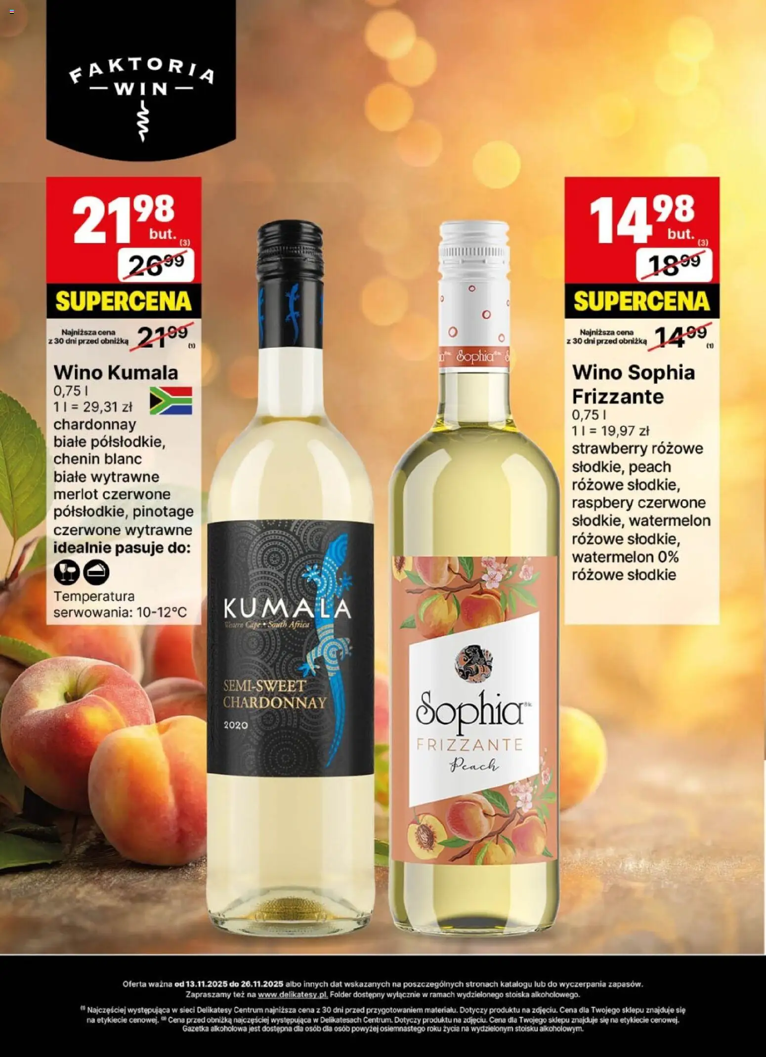 Delikatesy Centrum Gazetka - DeliBarek od 13.11.2025 | Strona: 6 | Produkty: Chardonnay, Merlot, Delikatesy, Wino