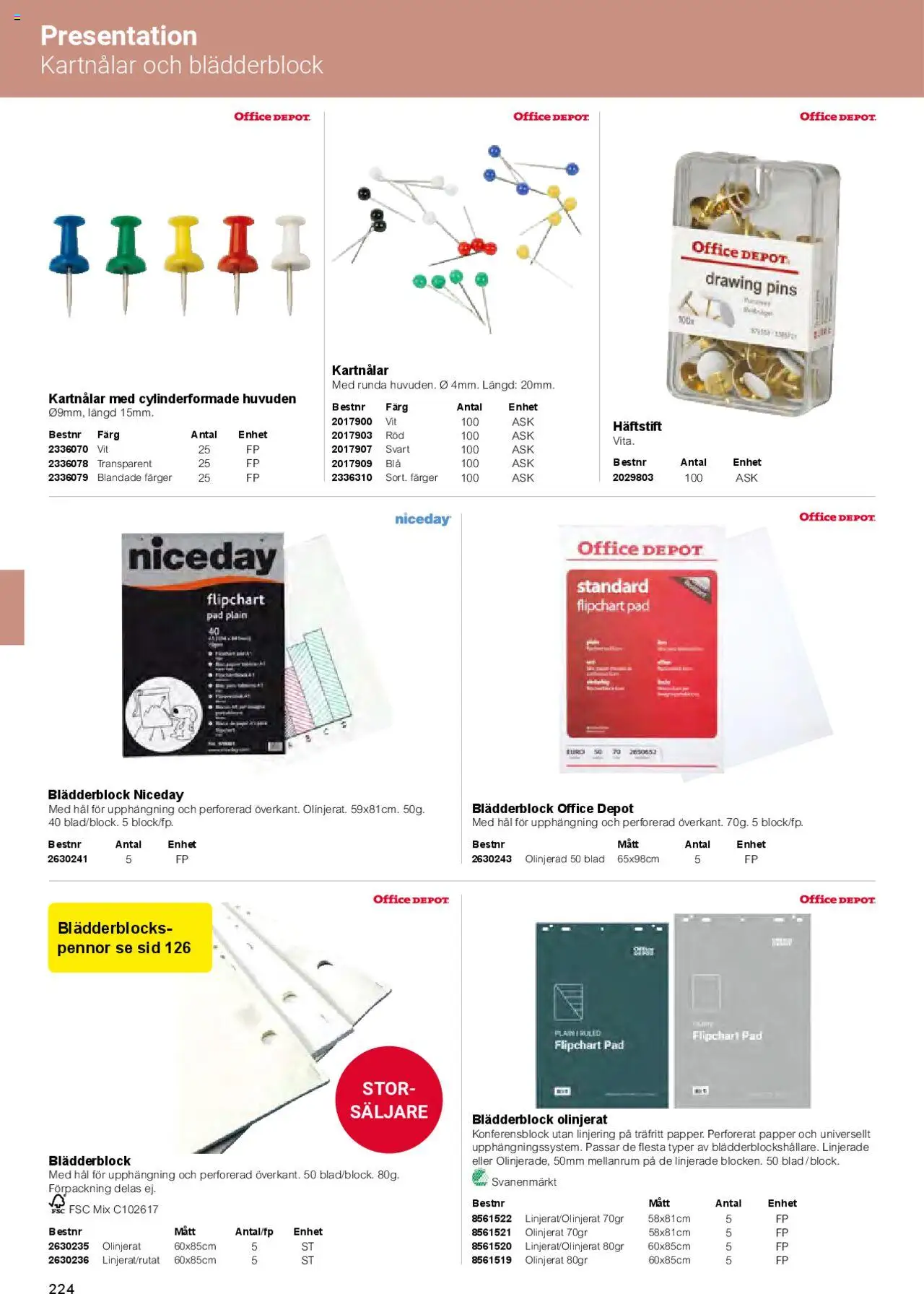Office Depot reklamblad aktuell från 01.02.2025 | Sida: 226 | Produkter: Papper