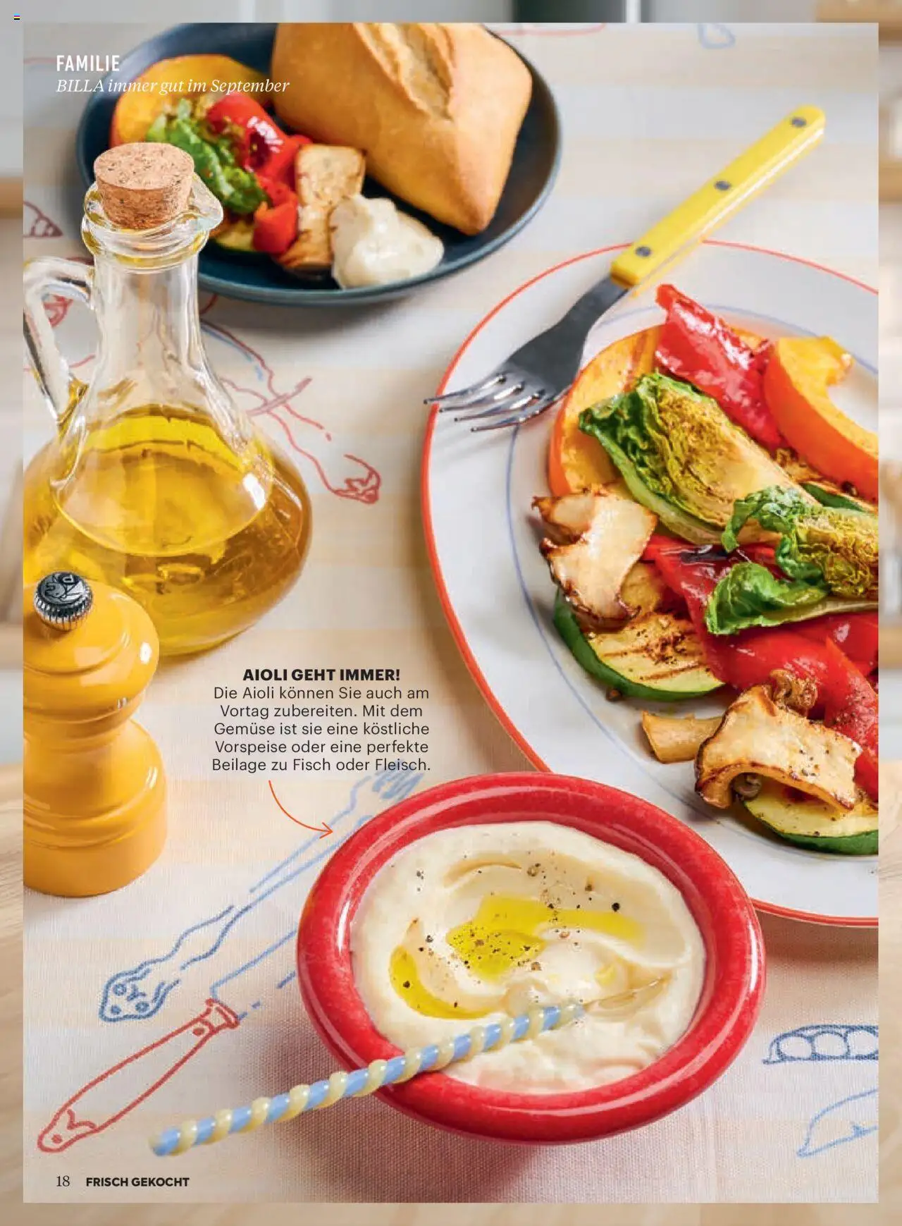 Billa Frisch Gekocht gültig ab 01.09.2025 | Seite: 16 | Produkte: Gemüse, Fisch