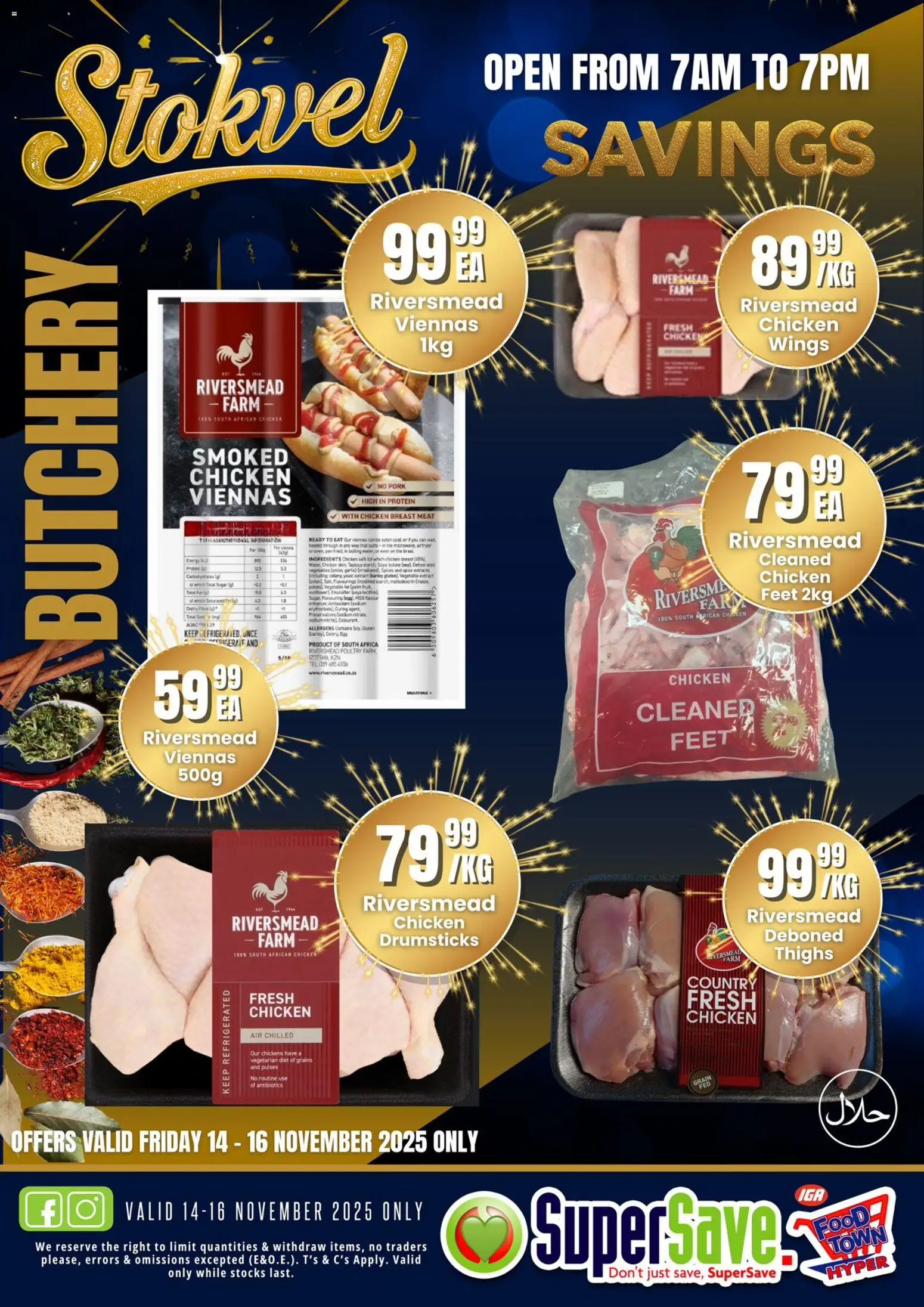 New Super Save catalogue – valid from 14.11.2025 | Page: 6 | Products: Detergente líquido, Limpiador íntimo, Chicken, Pork