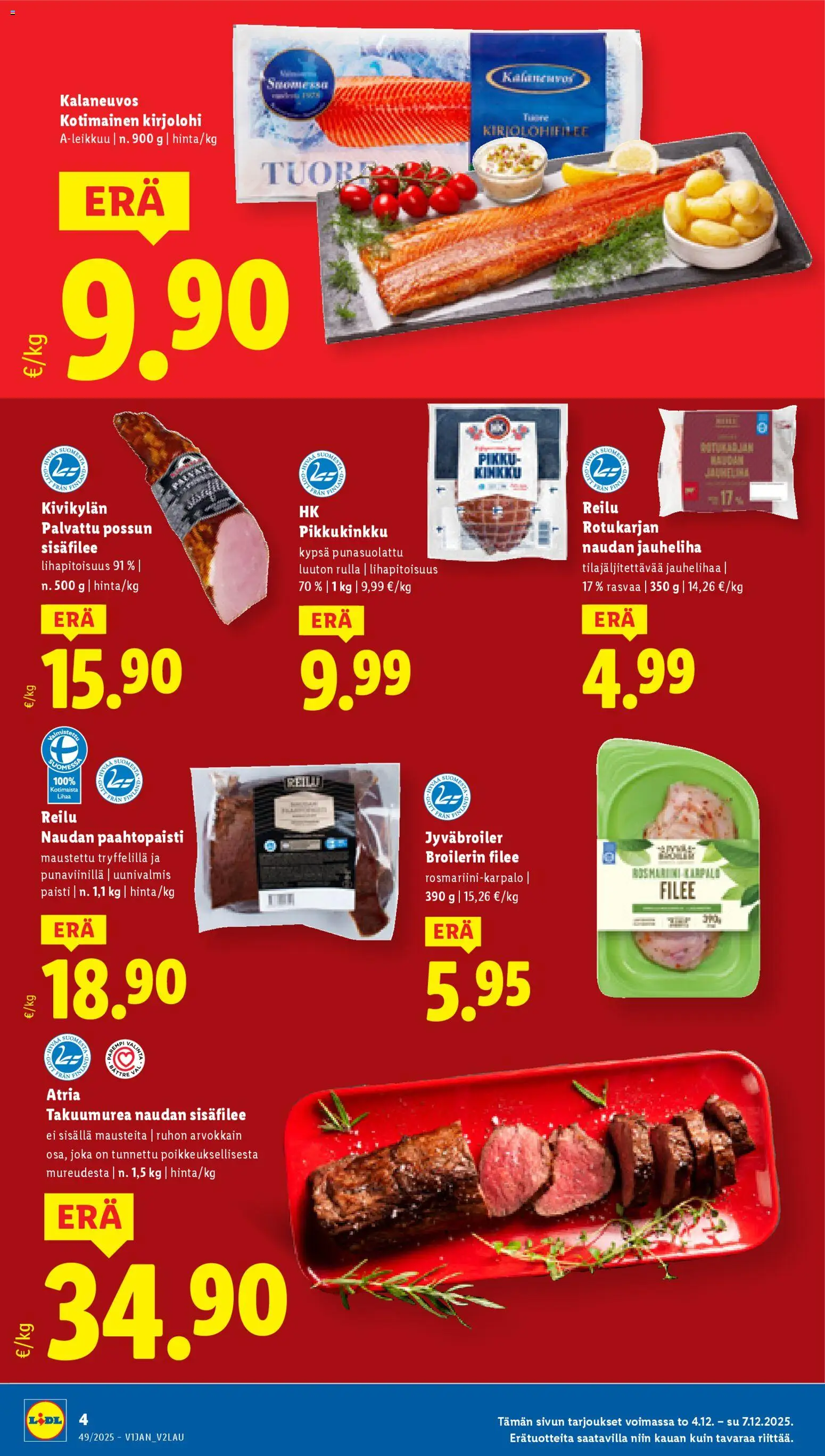 Lidl tarjoukset - Tampere – voimassa 04.12.2025 alkaen | Sivu: 4