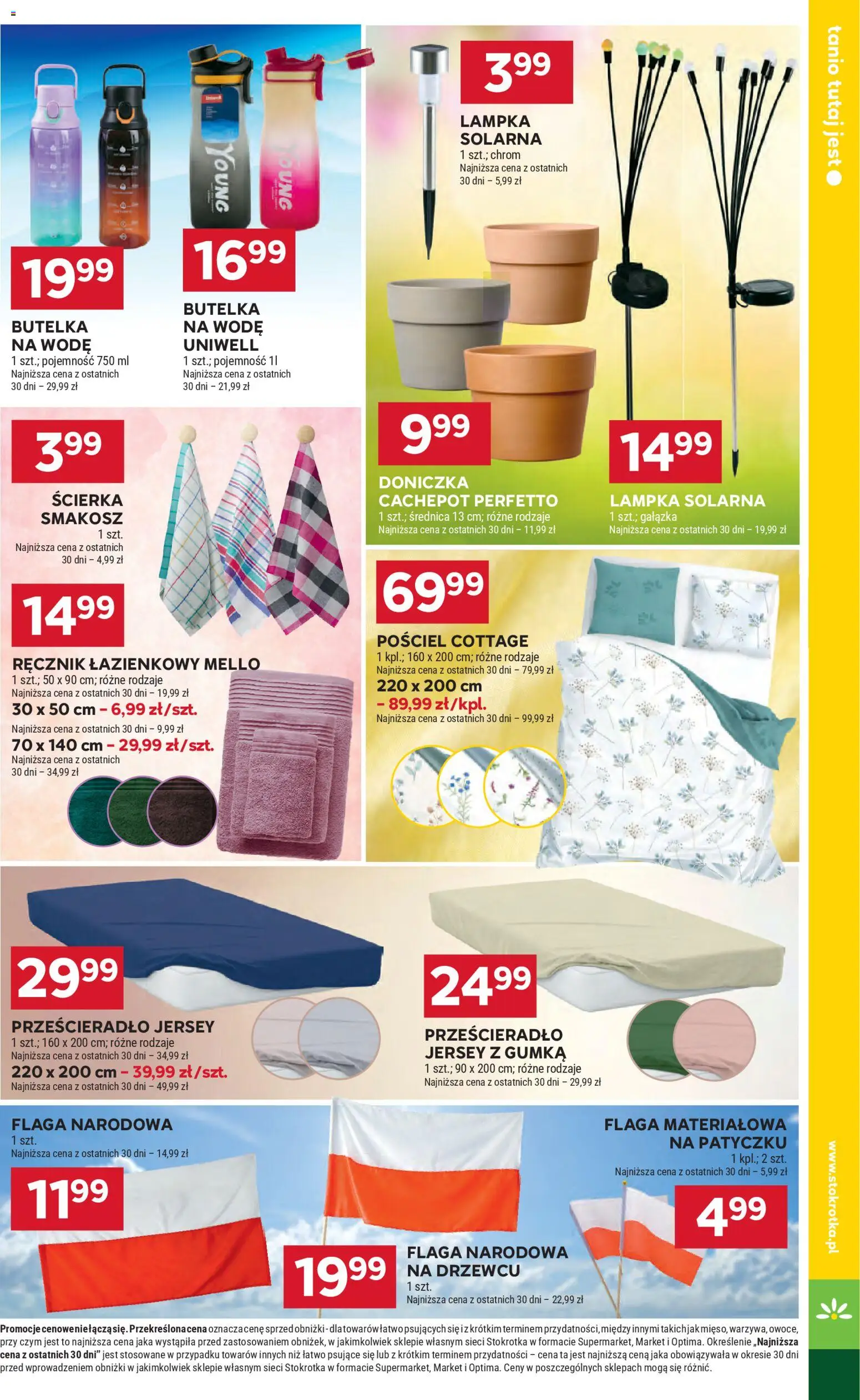 Stokrotka gazetka od 23.04.2026 | Strona: 49 | Produkty: Pościel, Stokrotka, Doniczka