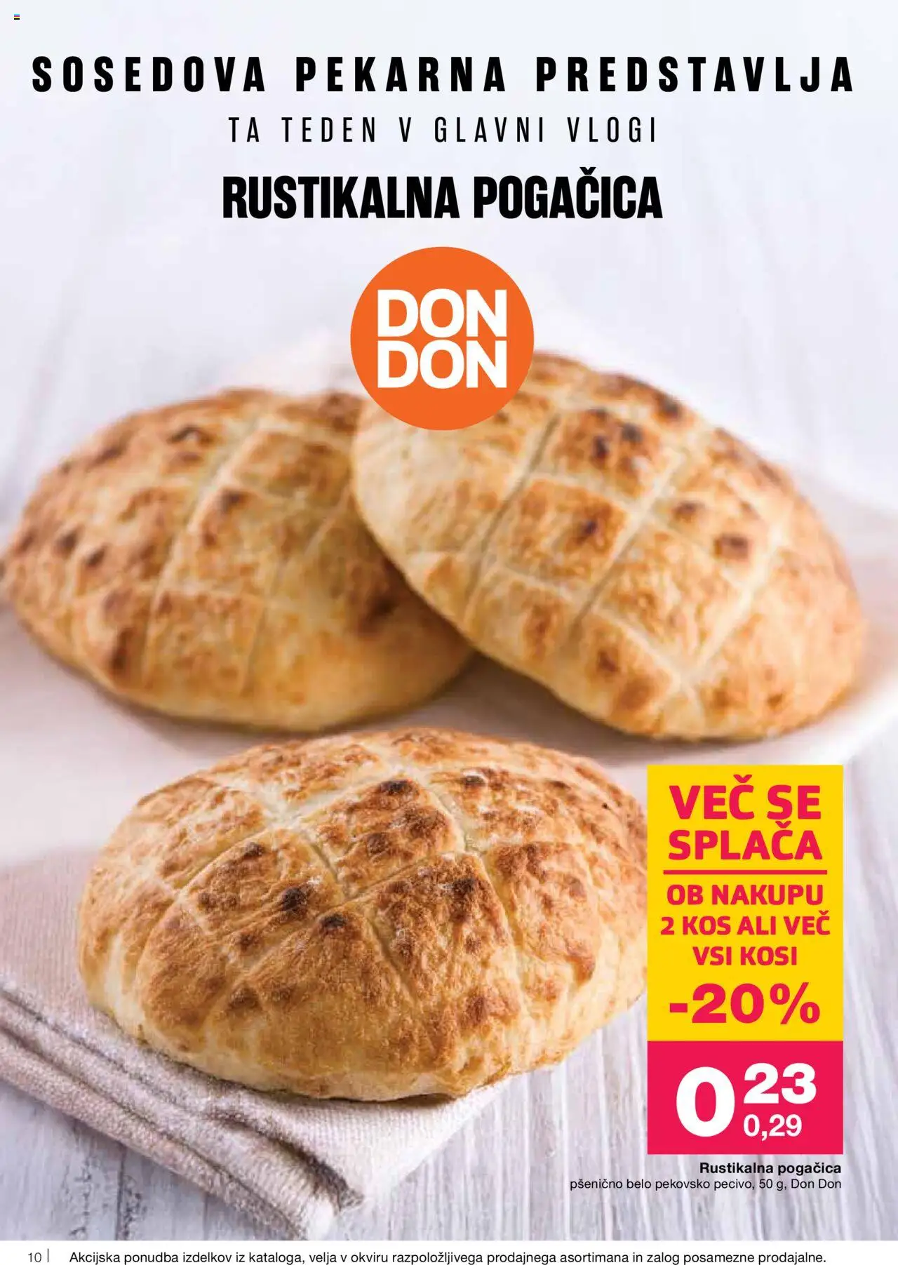 Mercator katalog │ velja od 12.06.2025 | Stran: 10 | Izdelki: Pekarna, Kos