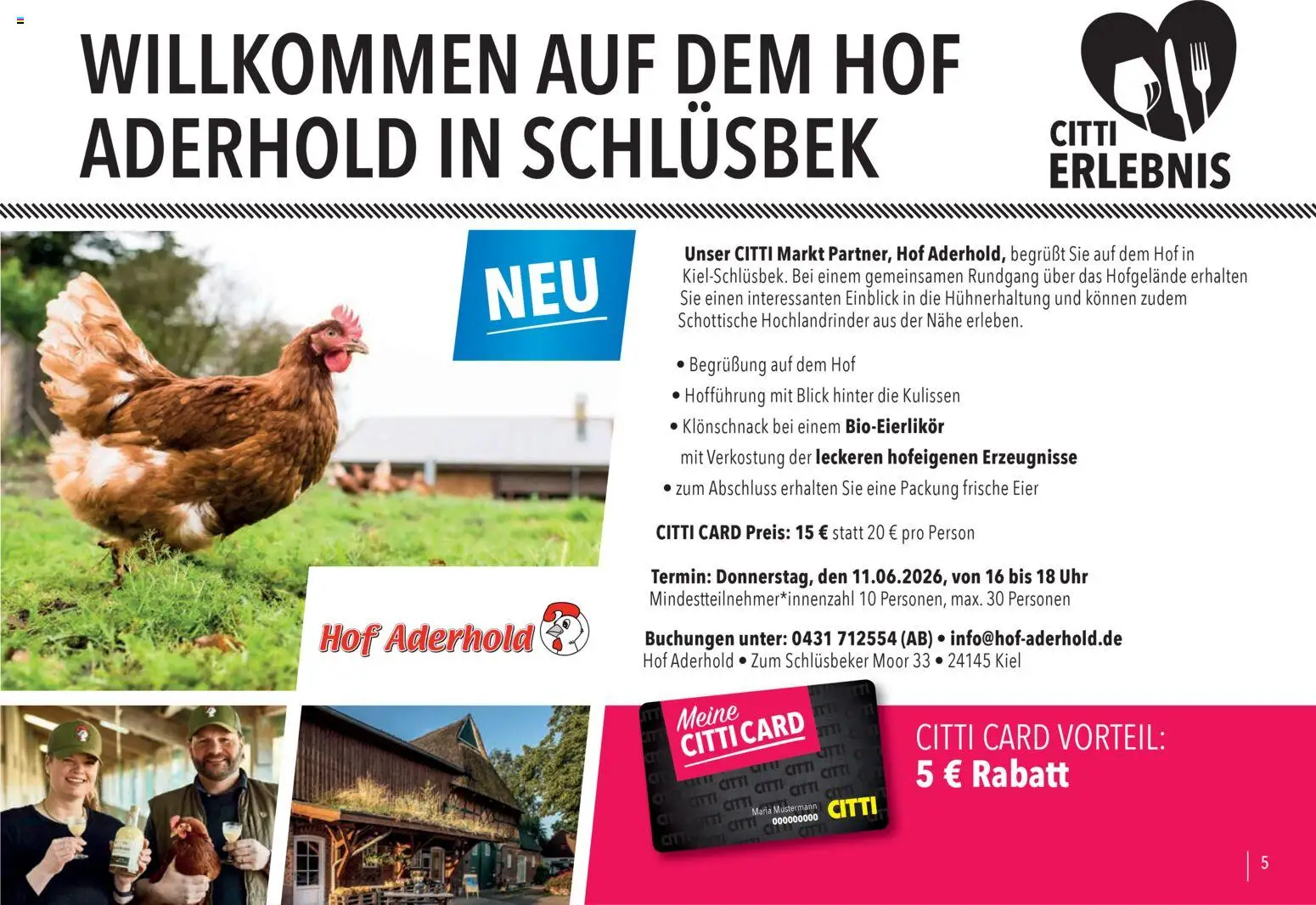 CITTI Markt Vorteilsheft – gültig ab 20.04.2026 | Seite: 5 | Produkte: Eier, Uhr