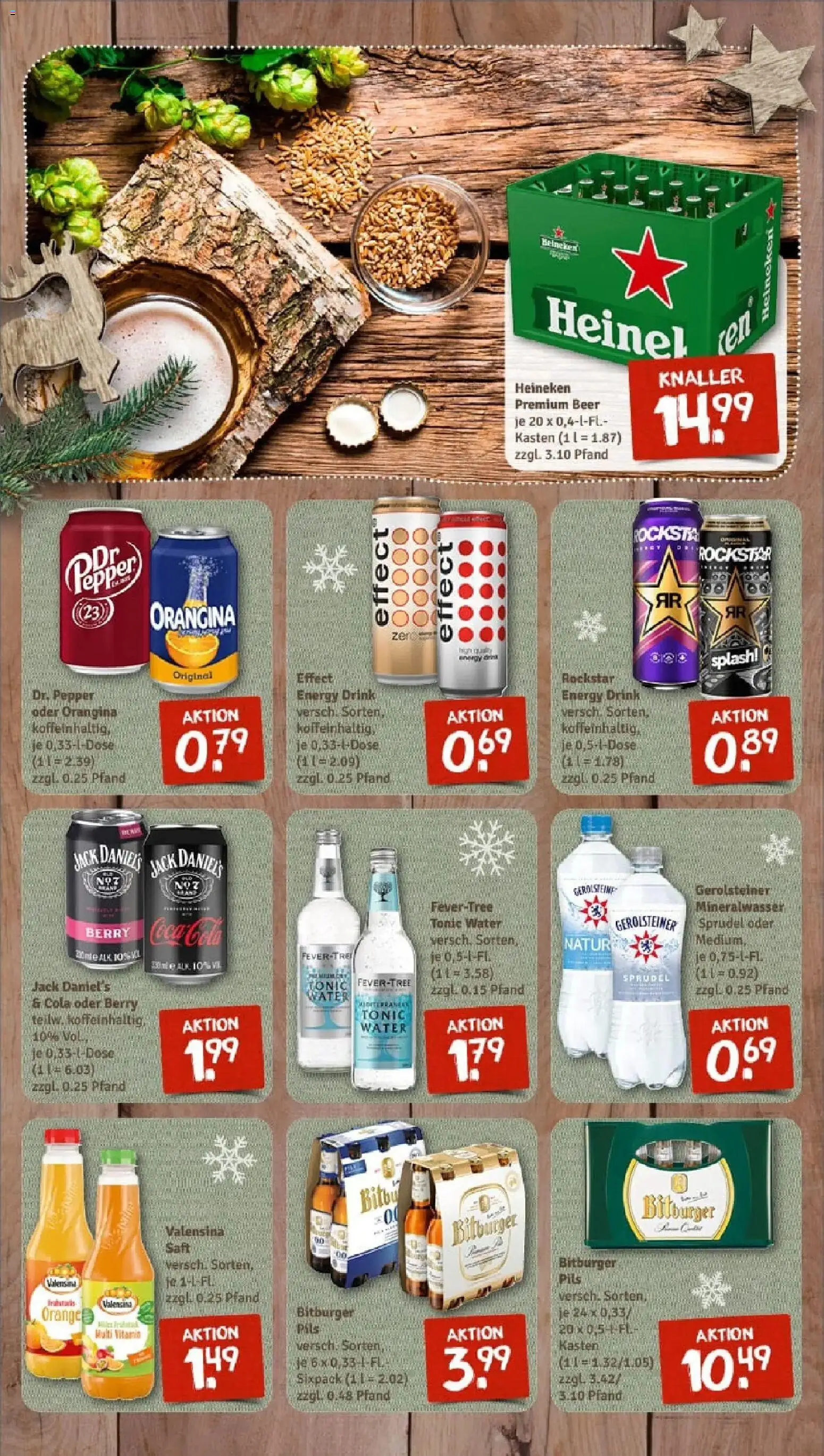 Rewe prospekt Emmerthal	 – gültig ab 23.11.2025 | Seite: 11 | Produkte: Bitburger, Pils, Mineralwasser, Heineken