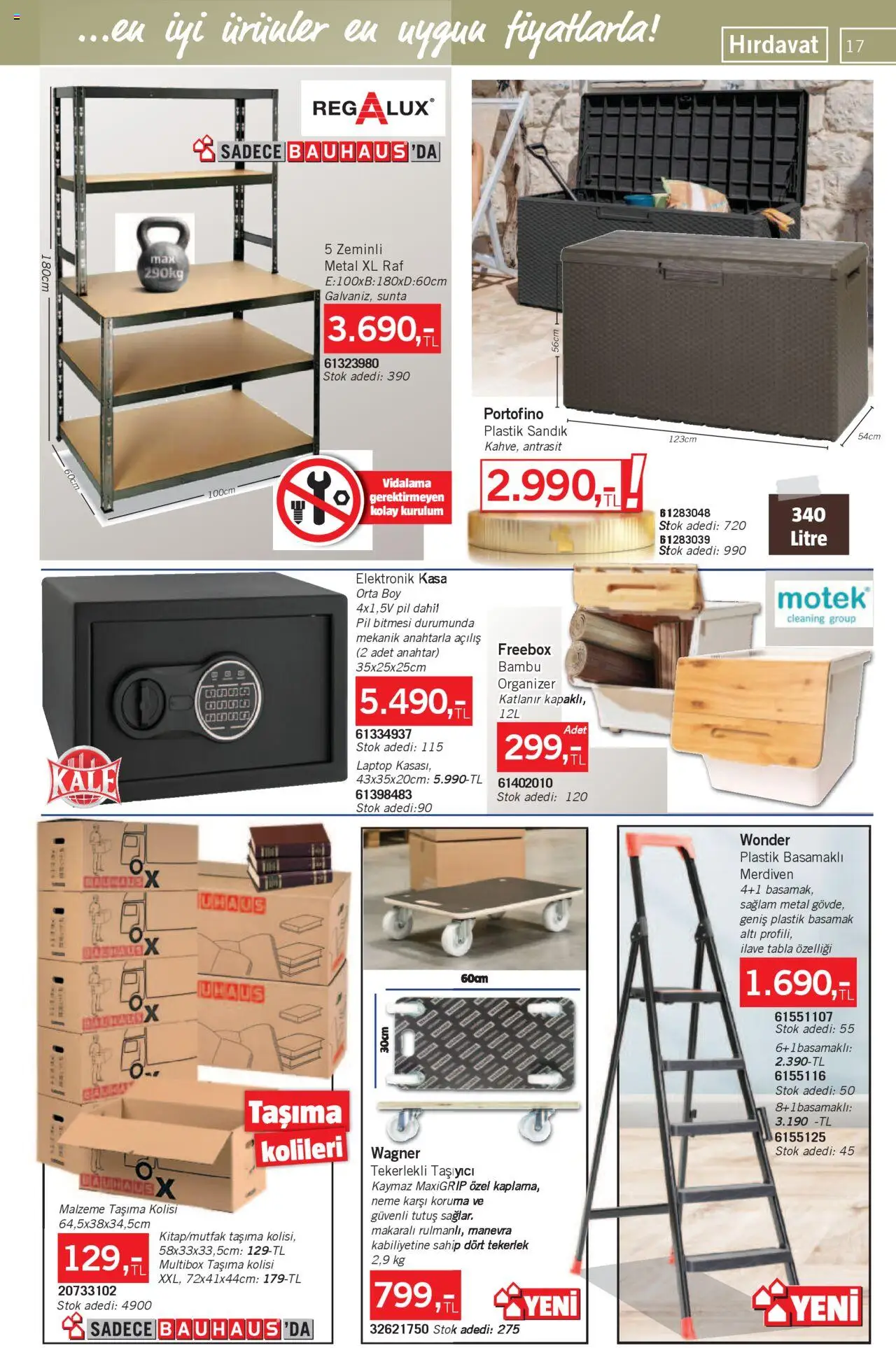 Bauhaus Katalog - 03.10.2025 tarihinden itibaren geçerlidir | Sayfa: 17 | Ürünler: Raf, Pil, Laptop, Kasa