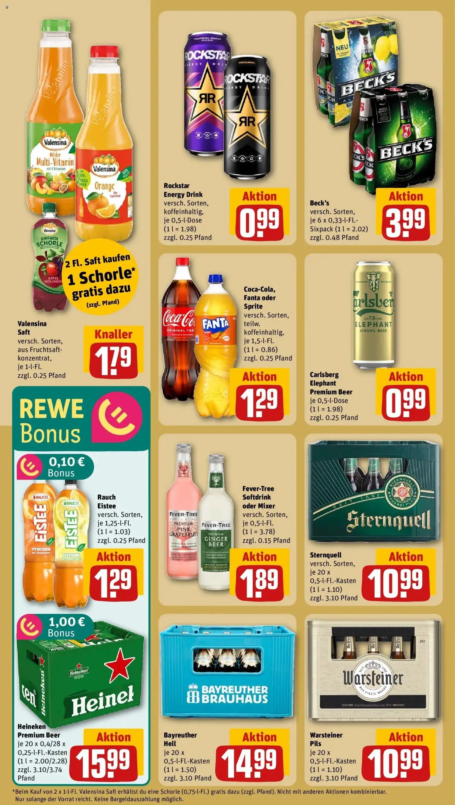 Rewe Prospekt Suhl	 – gültig ab 12.04.2026 | Seite: 24 | Produkte: Bayreuther hell, Fanta, Carlsberg, Warsteiner
